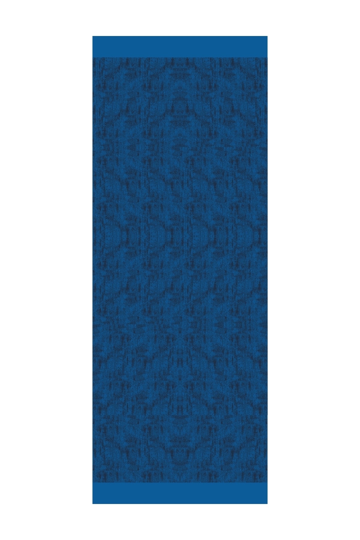 Sahra-Pattern Reversible Shawl - Black-Indigo