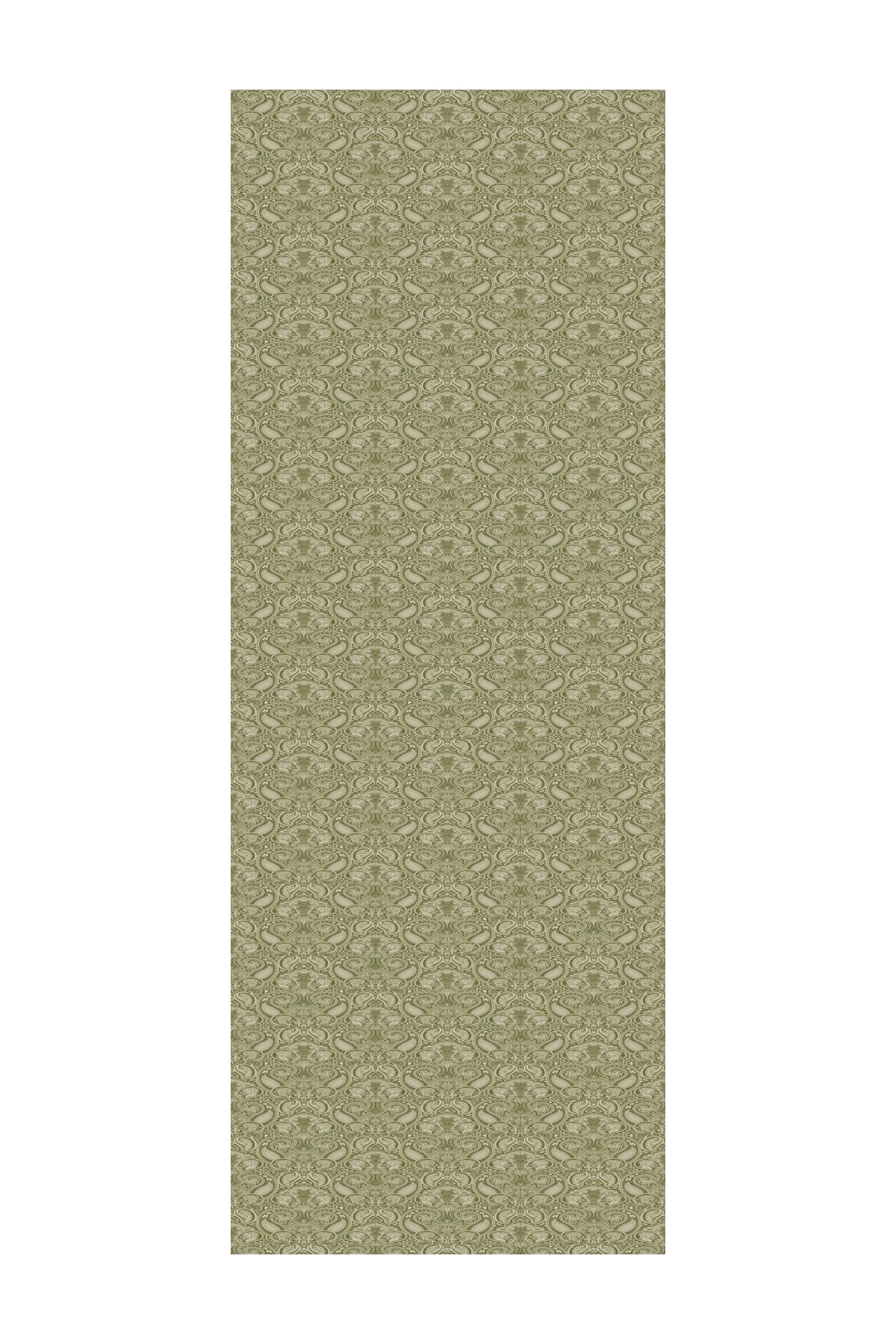 Moren Pattern Shine Line Shawl - Khaki-Salmon