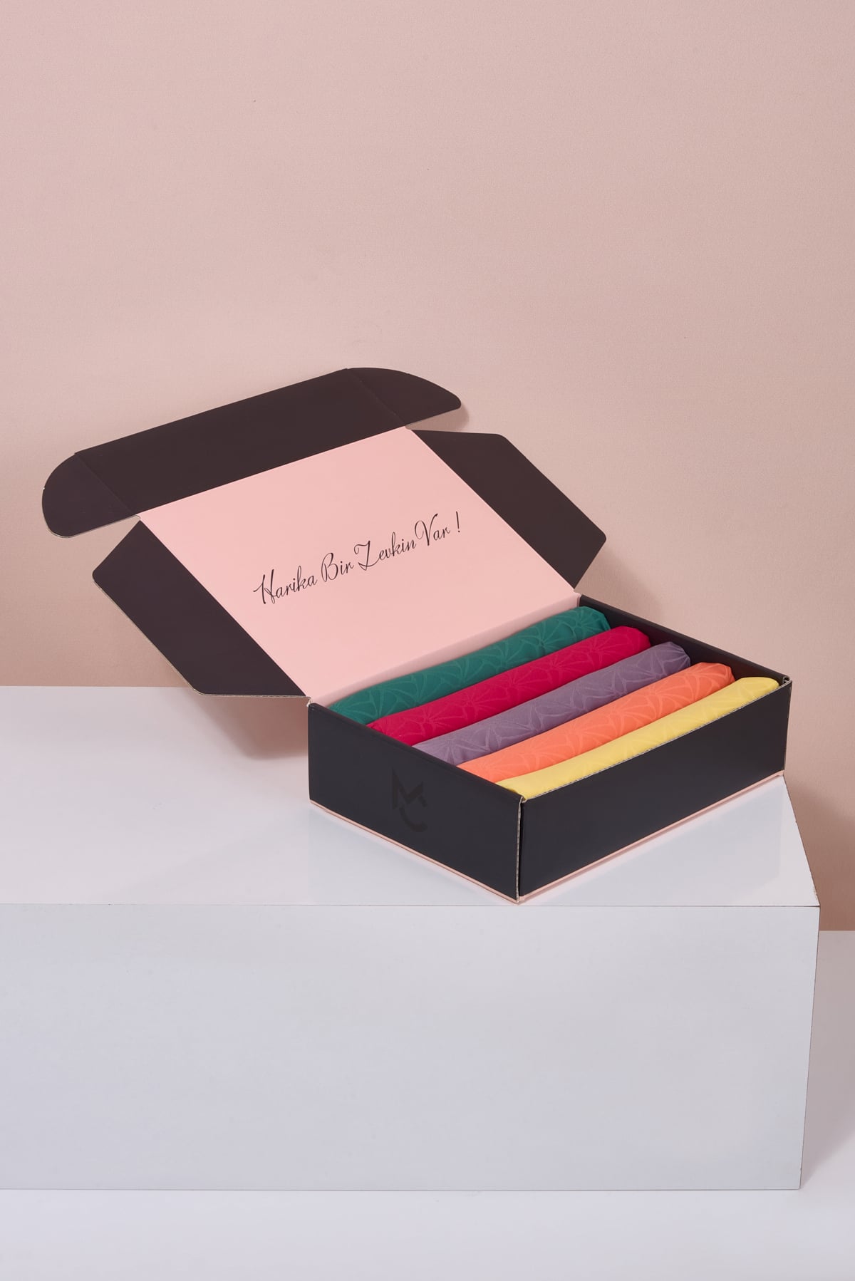 İpeksi Jakar Şal - Lotus Desen Color Box
