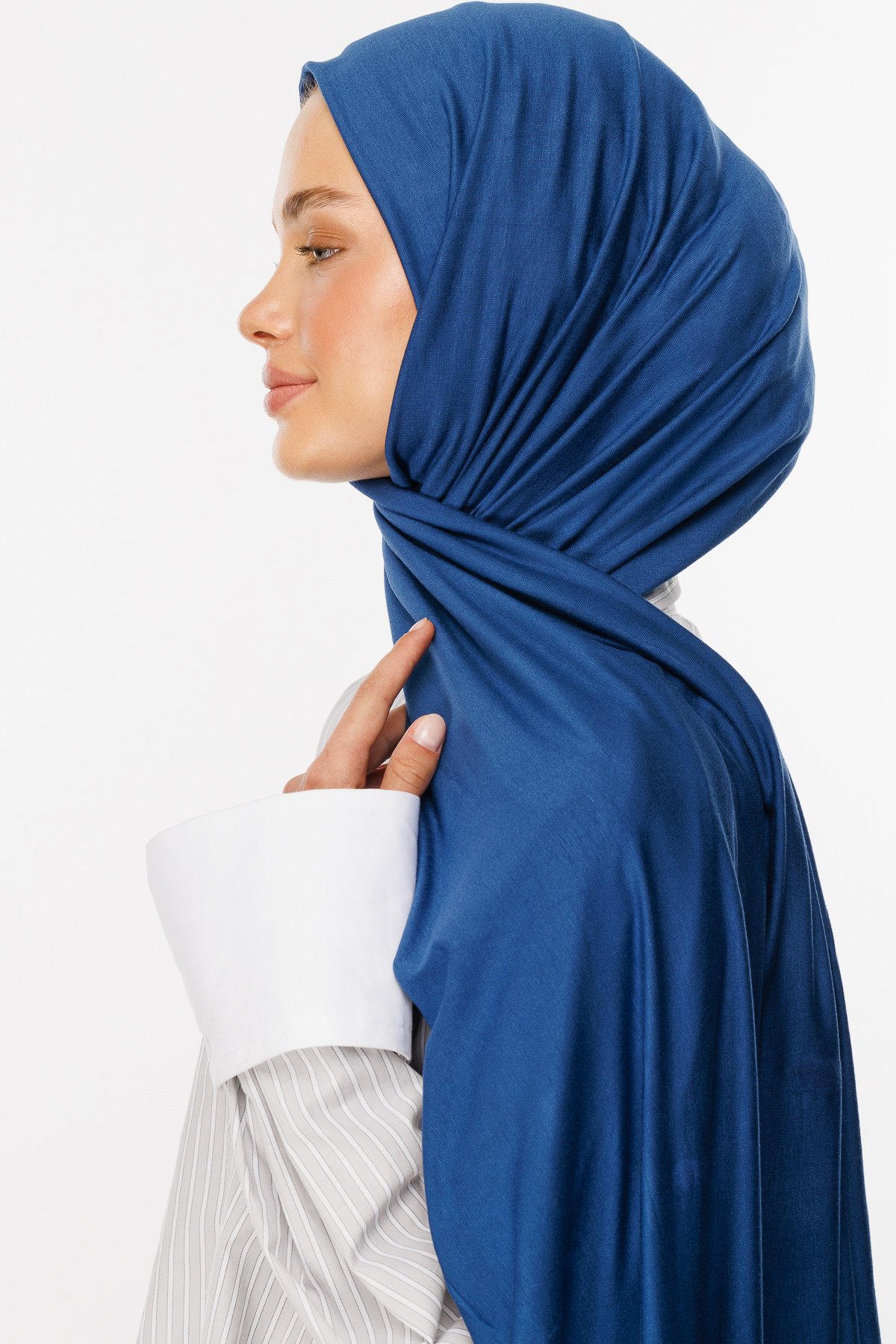 Jersey Shawl - Midnight Blue