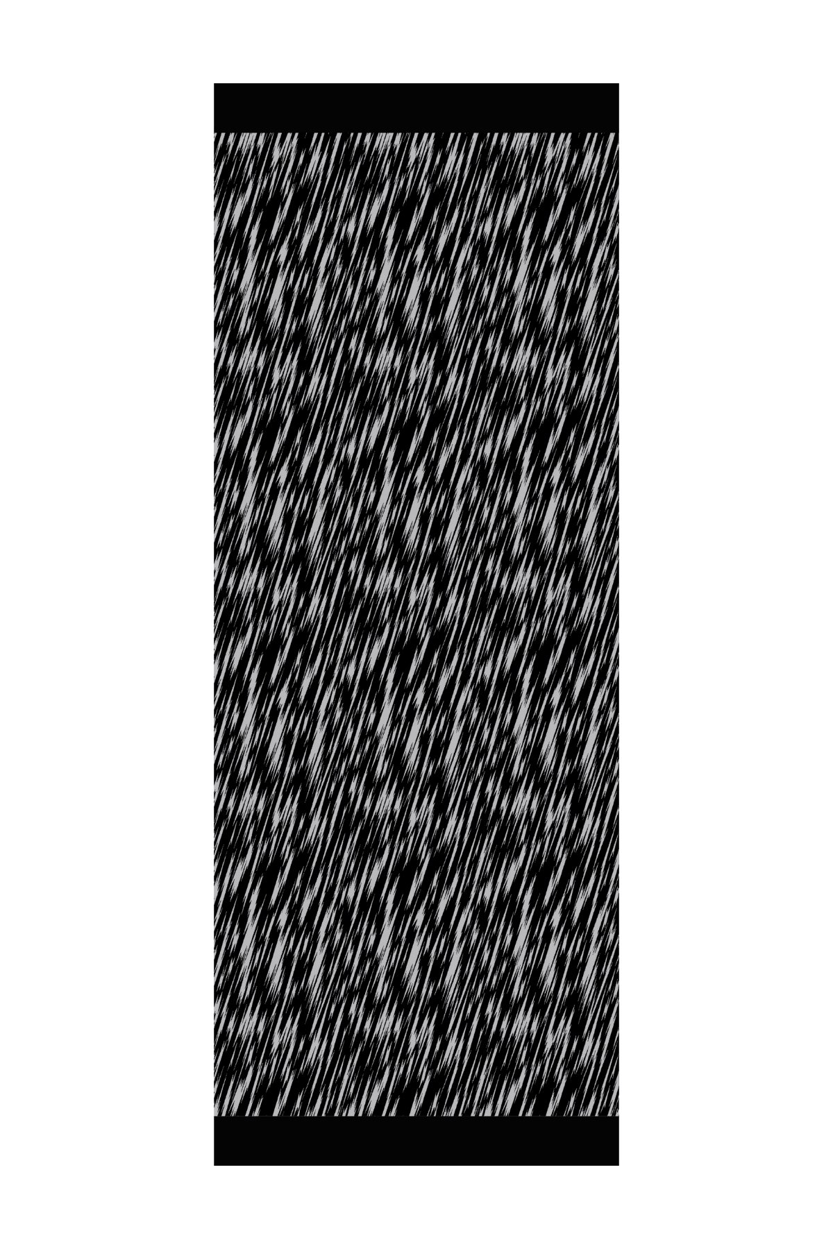 Marrakech Double Sided Shawl - Black-Black