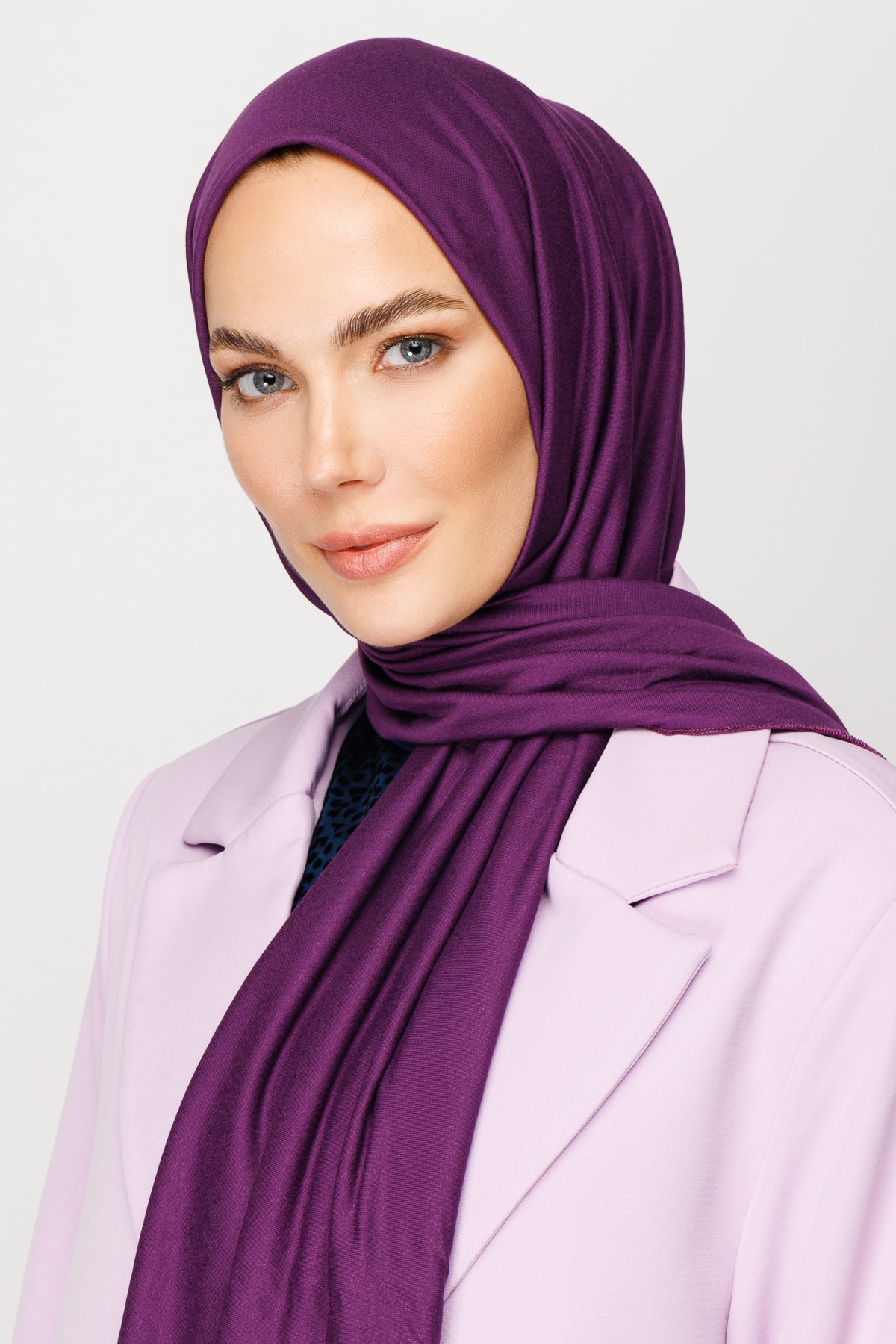Penye Şal - Mor