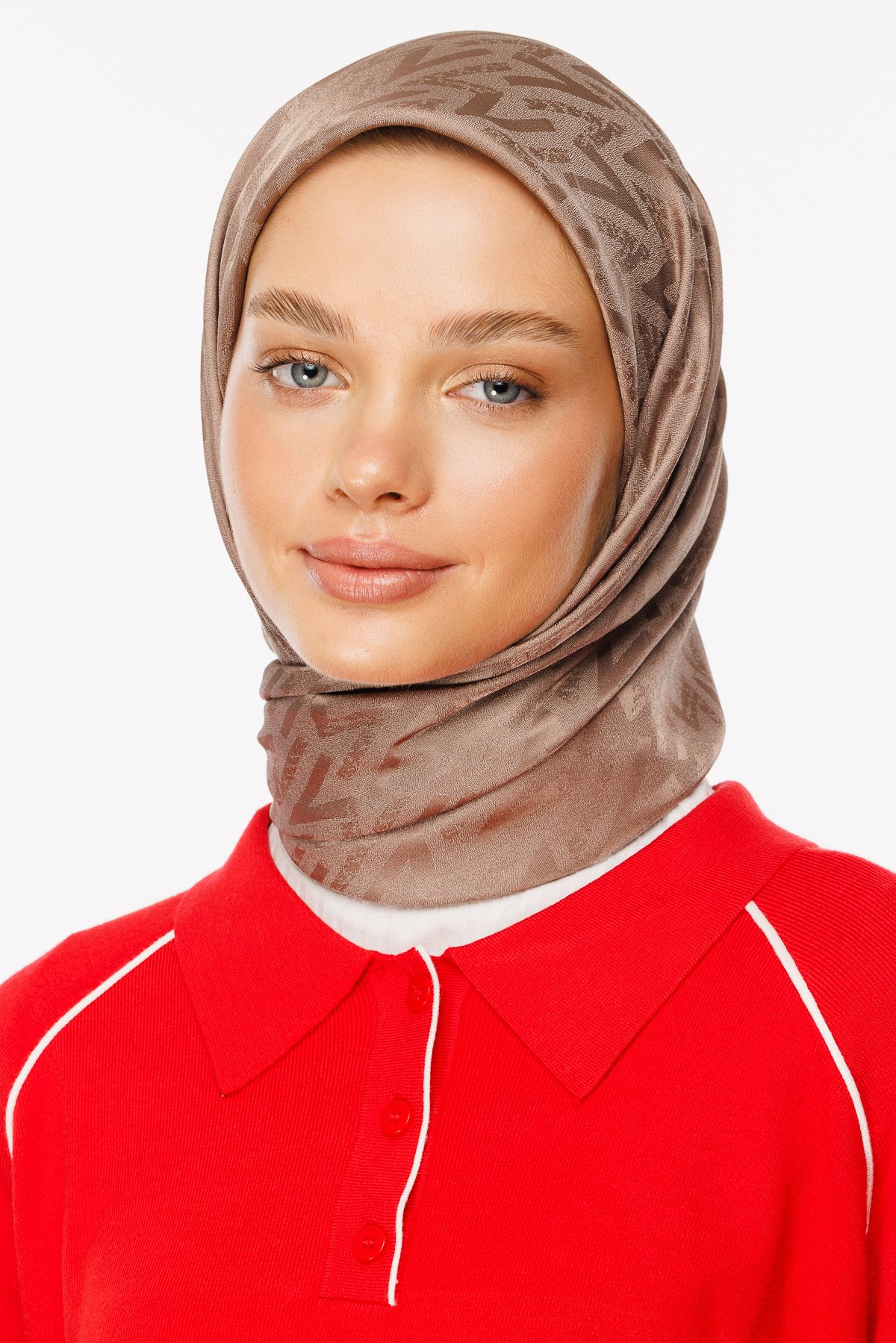 Nova Pattern Luxury Jacquard Scarf - Canyon