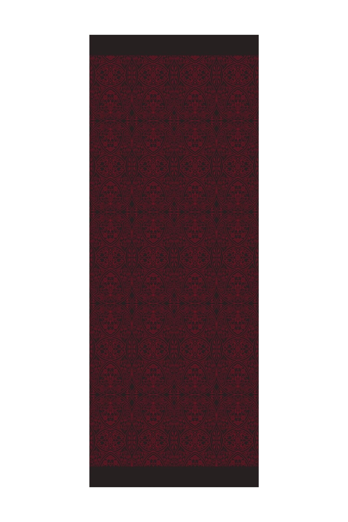 Marrakech Double Sided Shawl - Black-Burgundy