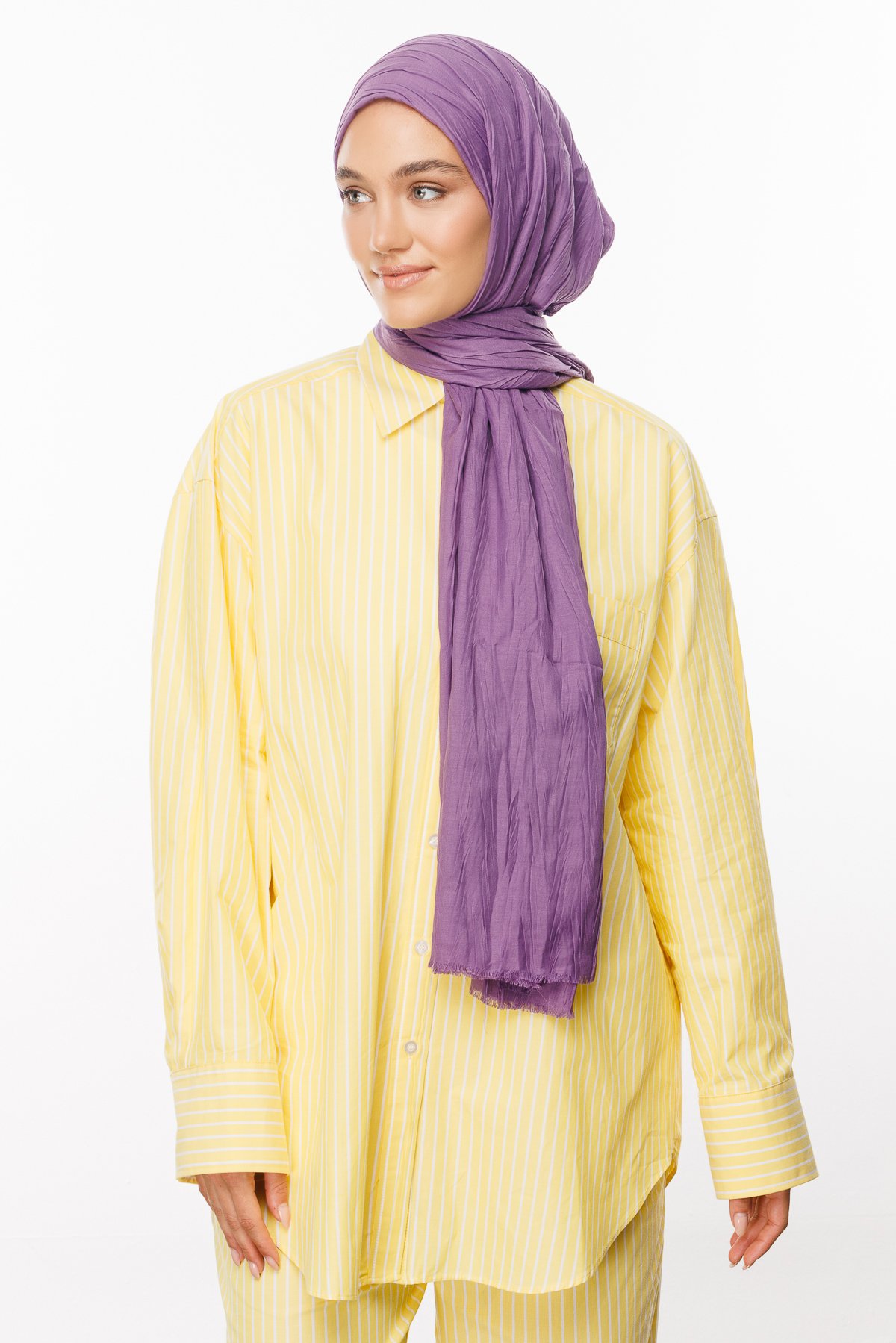 Pleated Bamboo Hijab