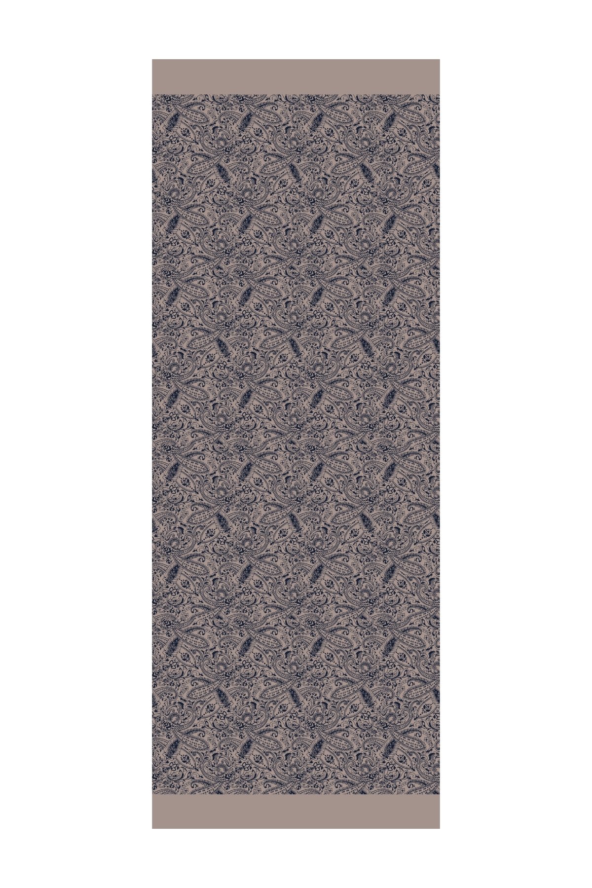 Marrakech Double Sided Shawl - Navy Blue-Beige