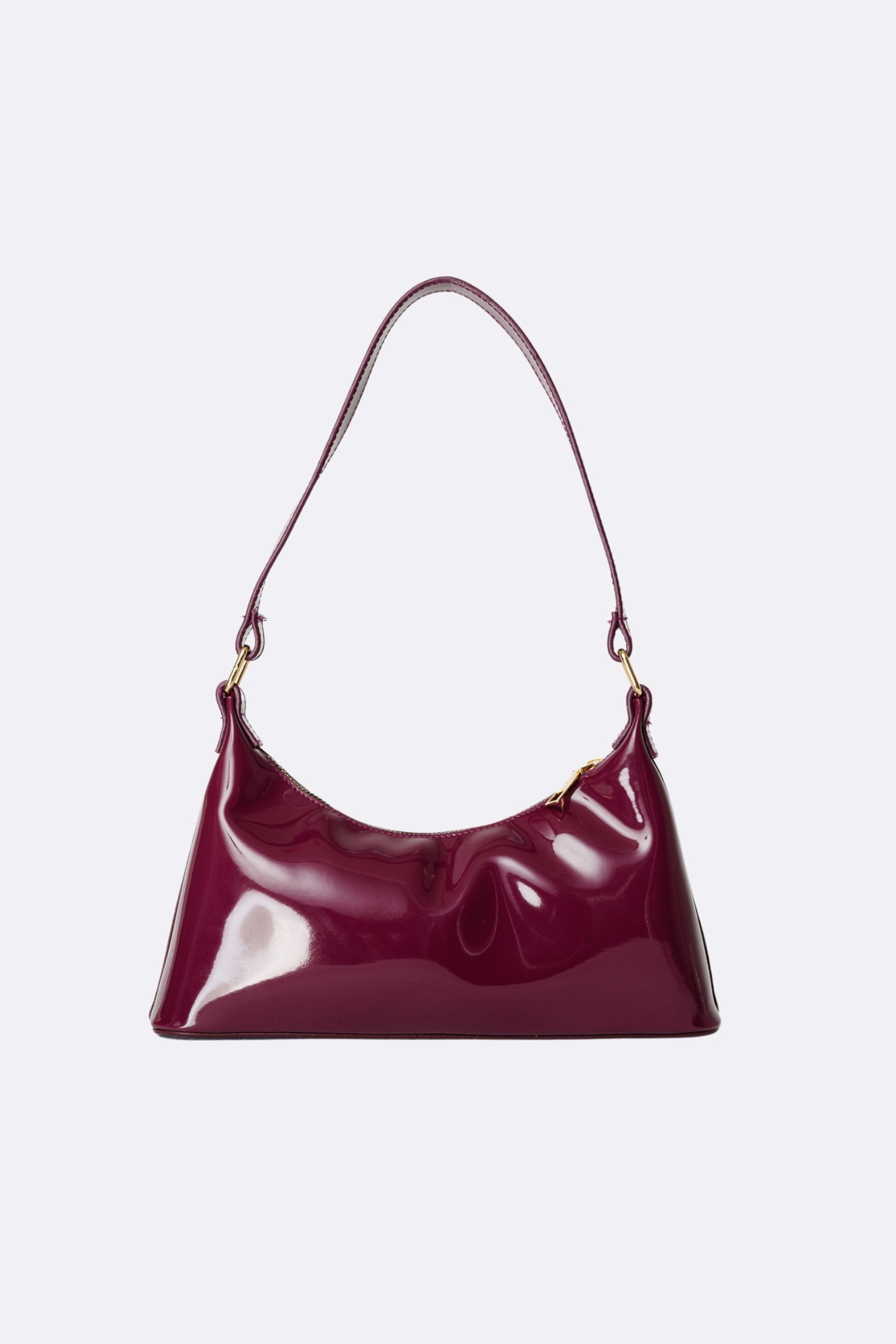 Garden Patent Leather Bag - Purple