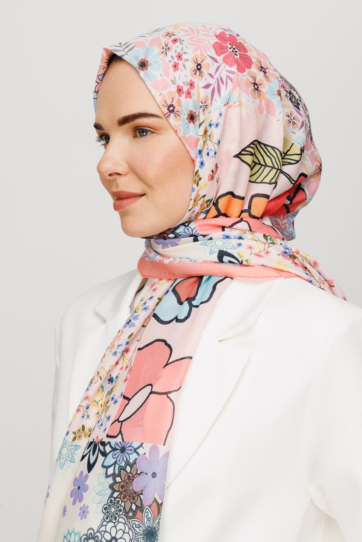 Ethnic Pattern Digital Soft Hijab