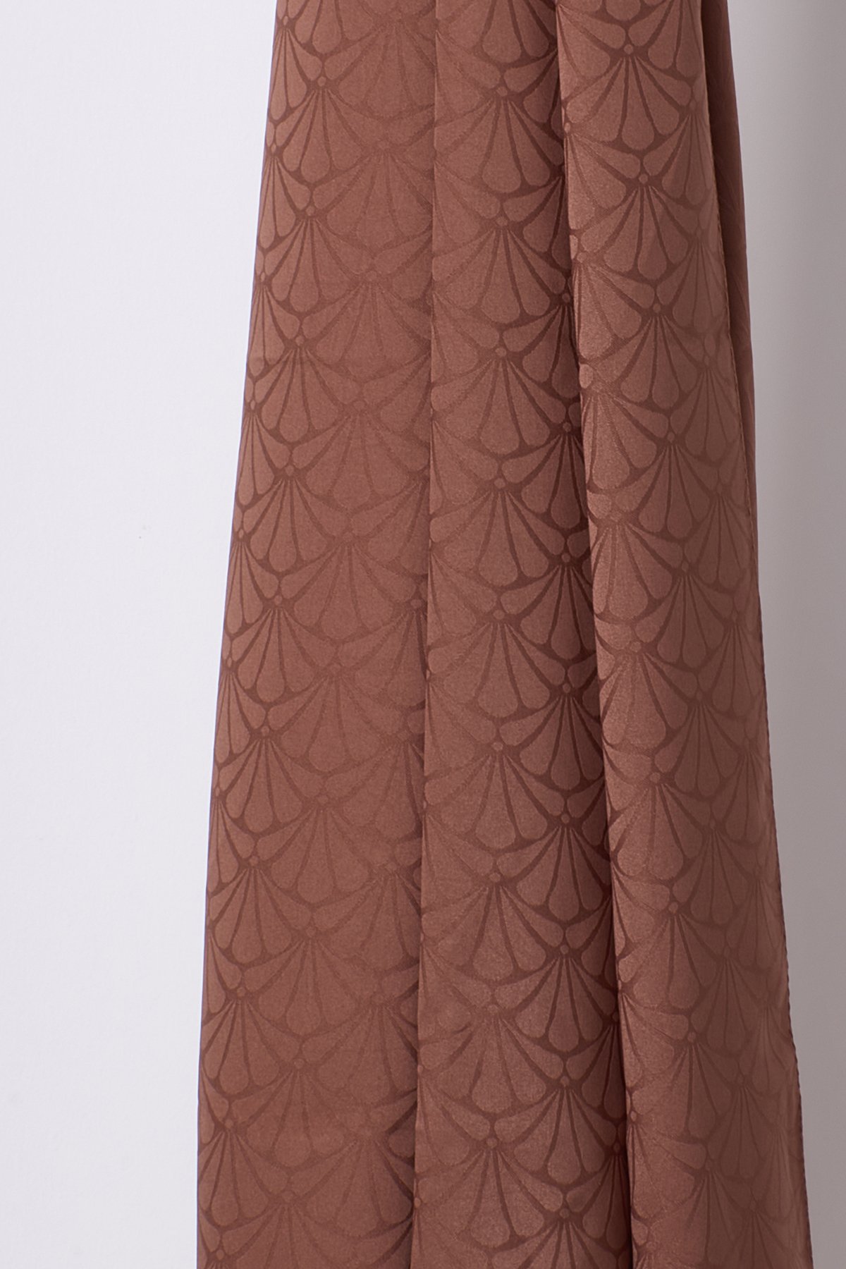 Lotus Pattern Silk Jacquard Shawl - Waterside