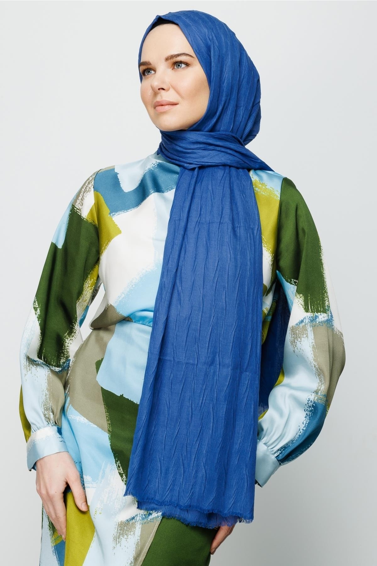 Pleated Bamboo Hijab