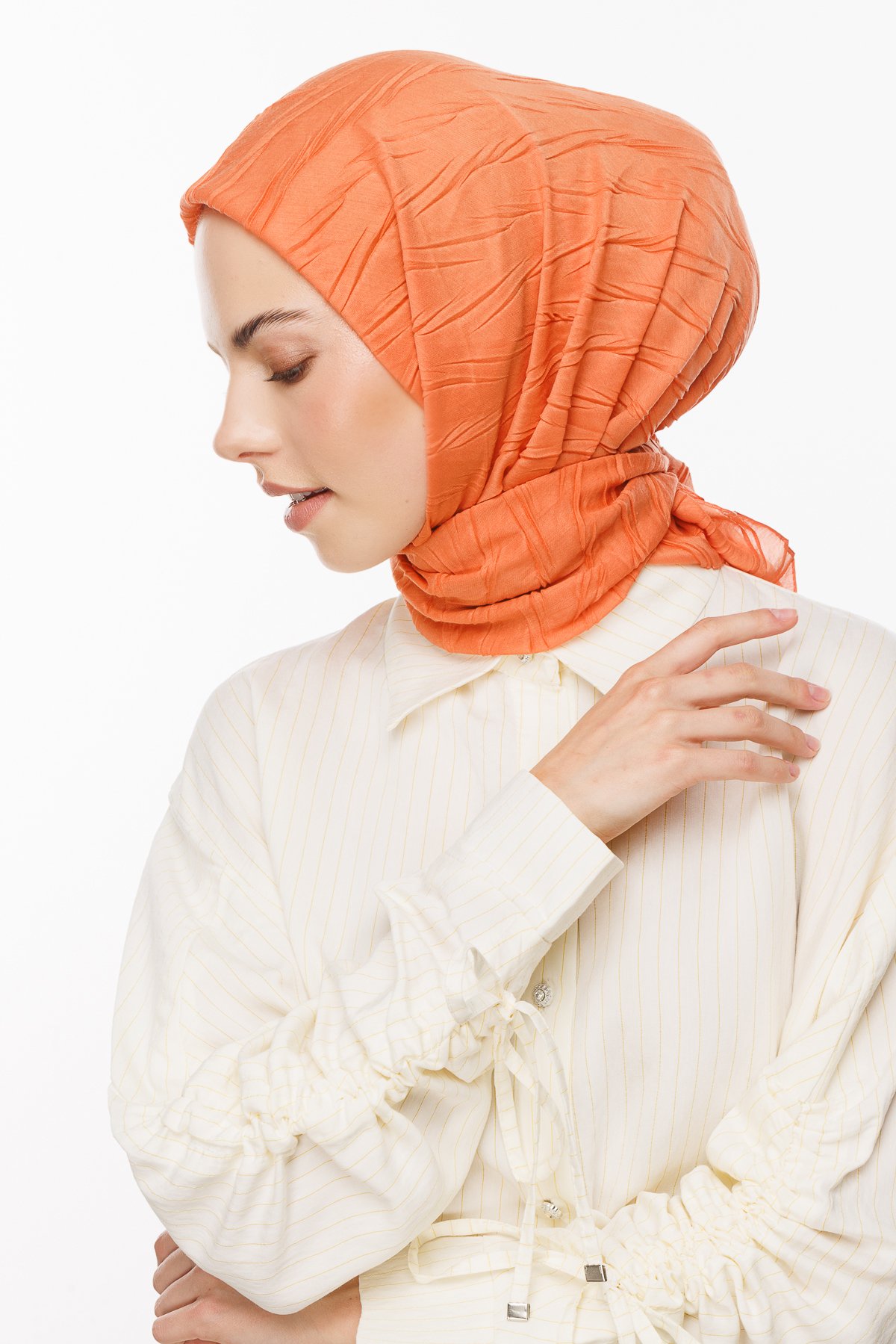 Pleated Bamboo Scarf