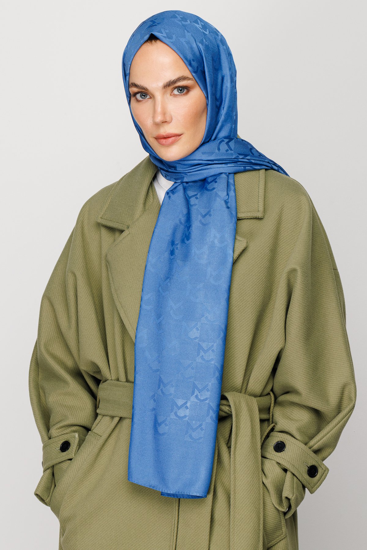 Gemustertes Jacquard Hijab