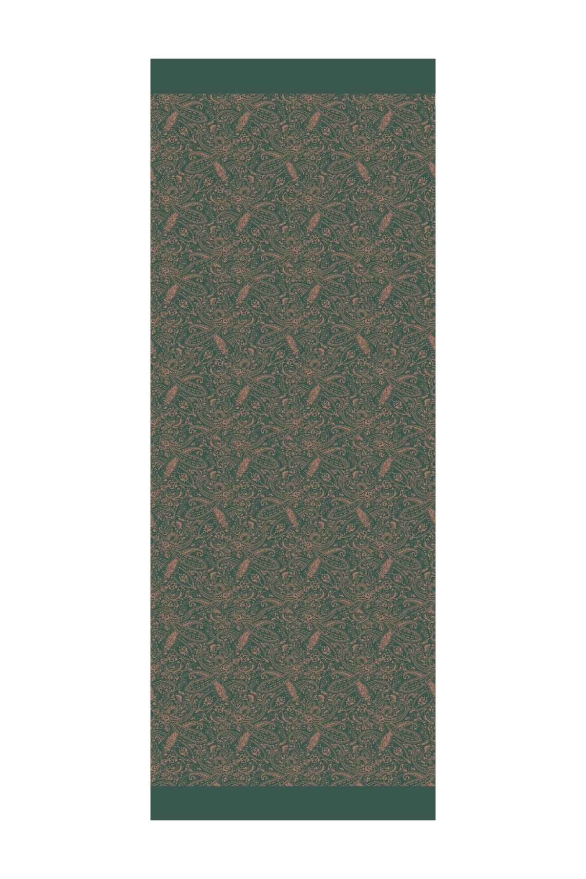 Marrakech Double Sided Shawl - Emerald-Apricot