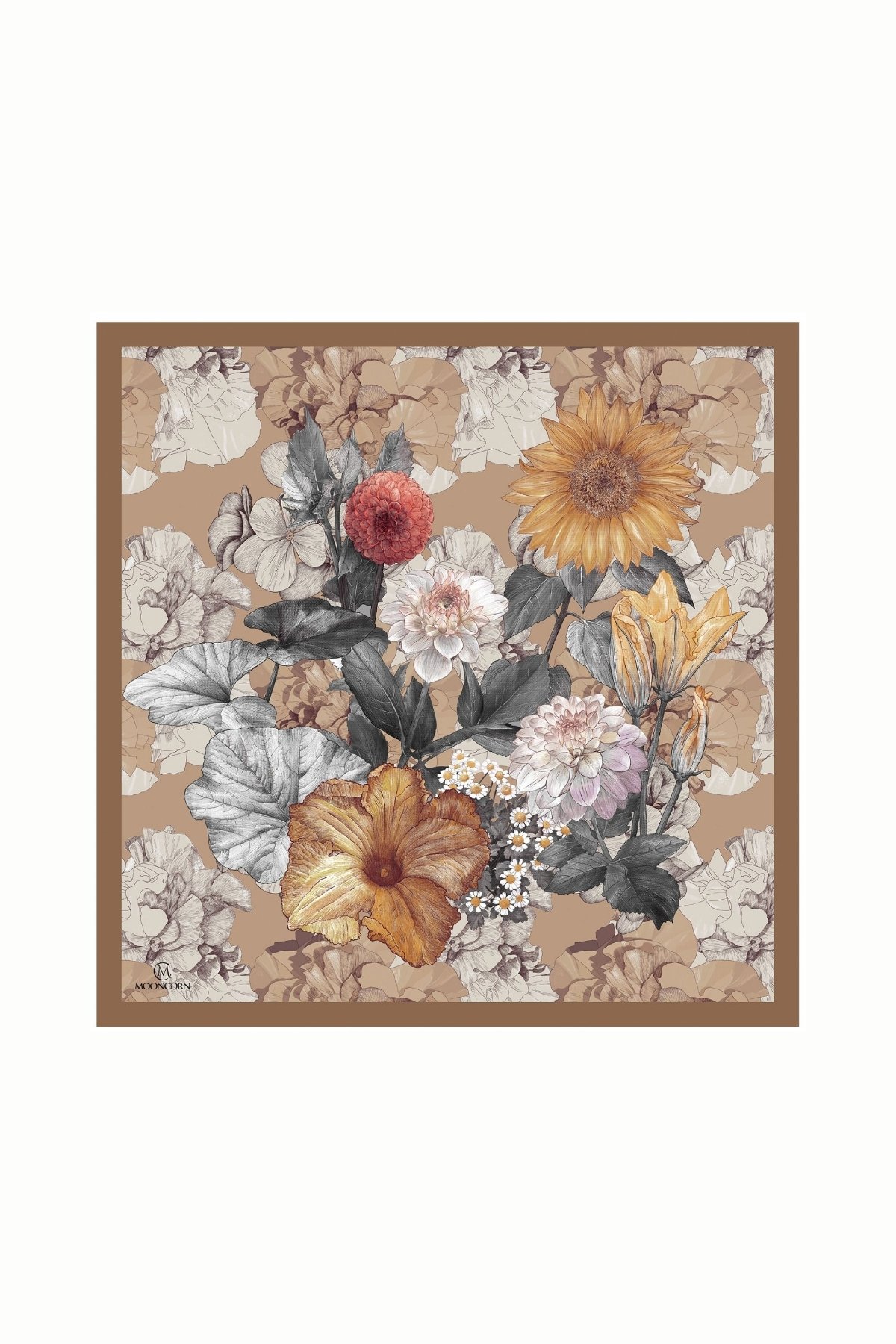 Floren Pattern Cotton Scarf