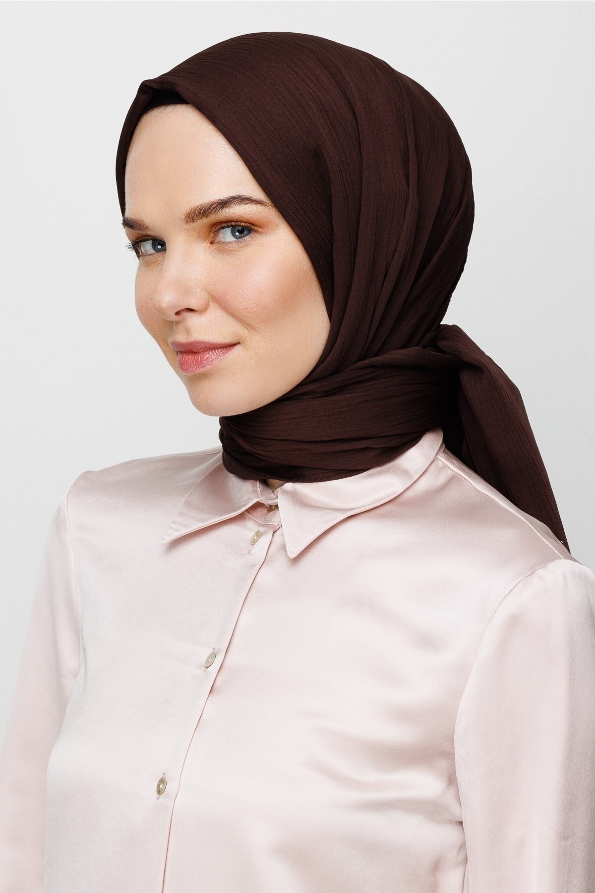 Crinkle Medina Seide Hijab