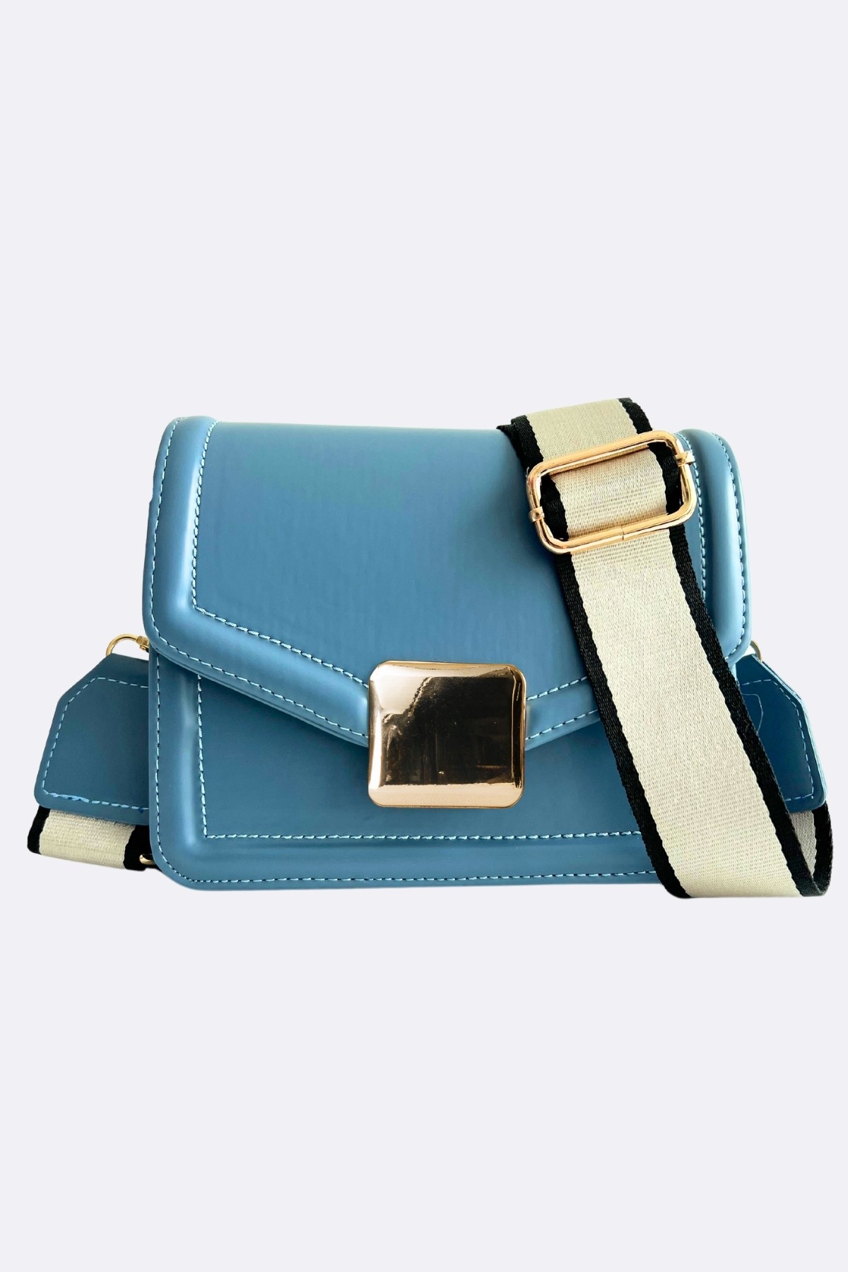 Frame Baguette Bag - Blue