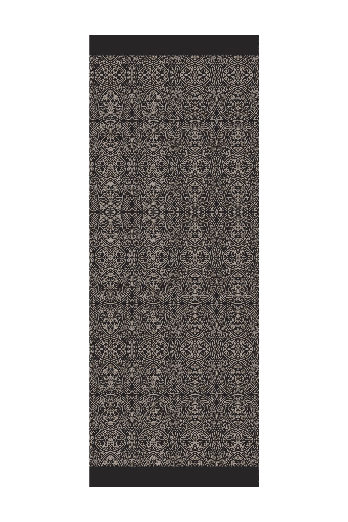 Marrakech Double Sided Shawl - Black-Beige