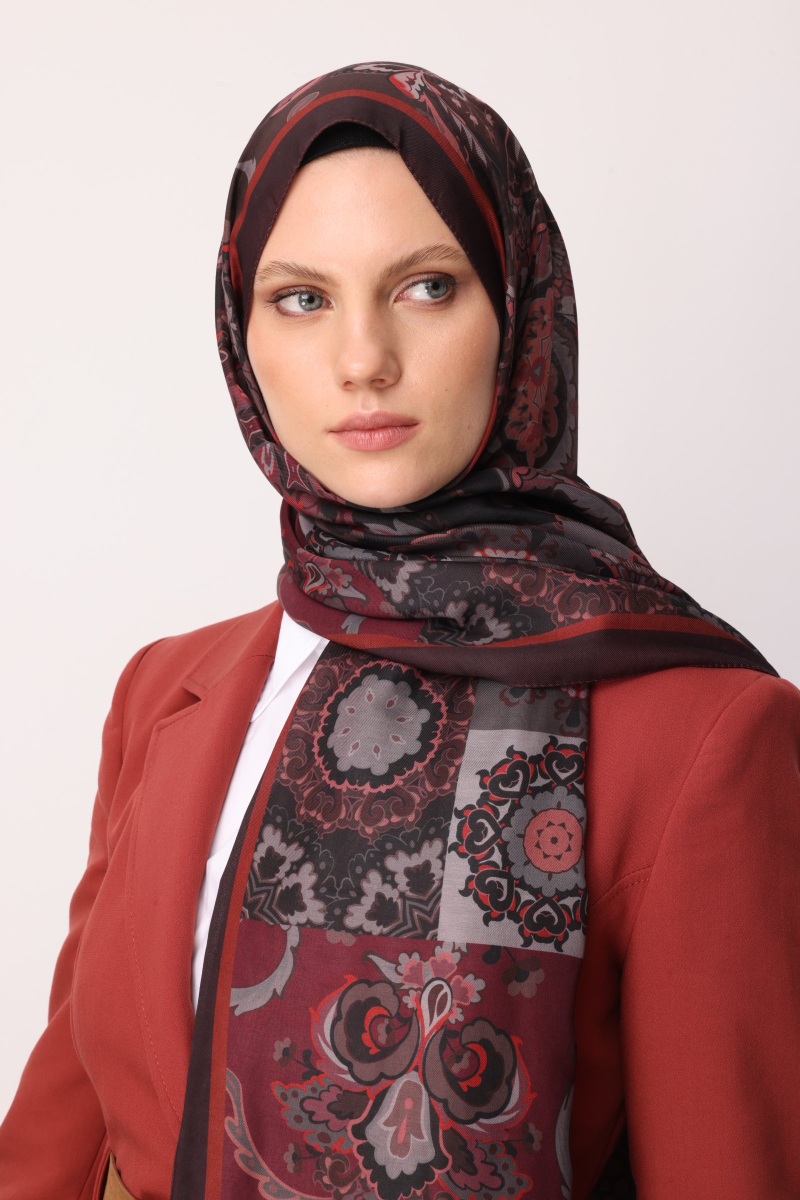 Patterned Cotton Shawl