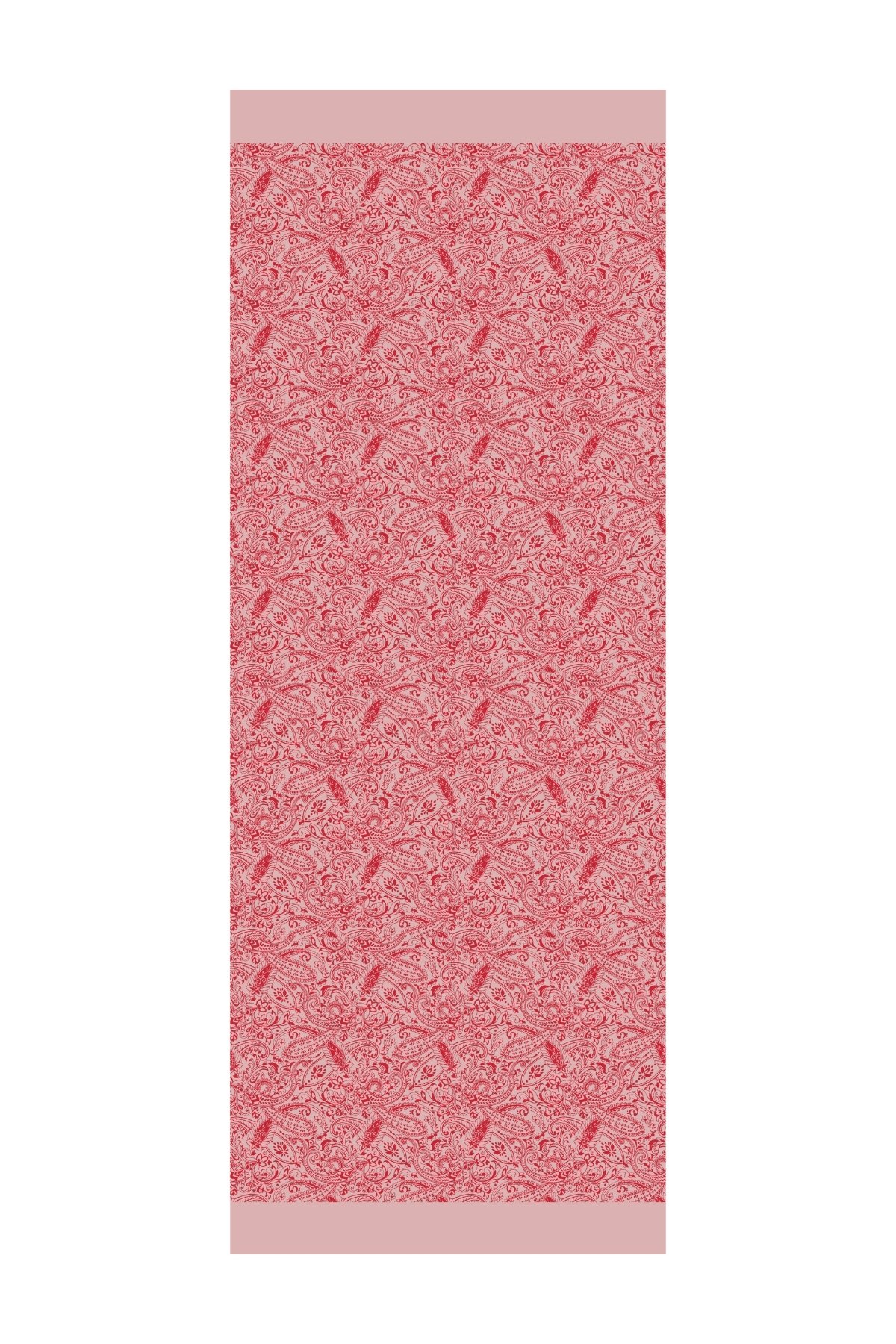 Marrakech Double Sided Shawl - Burgundy-Mint Green