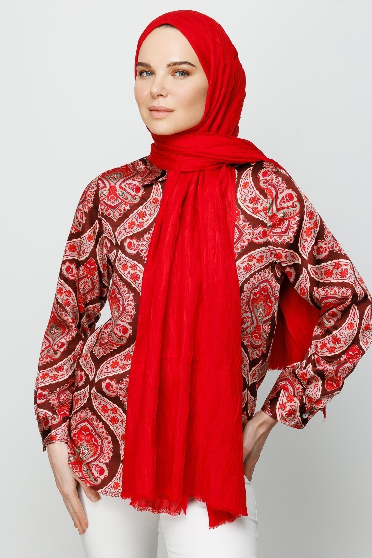 Pleated Bamboo Hijab