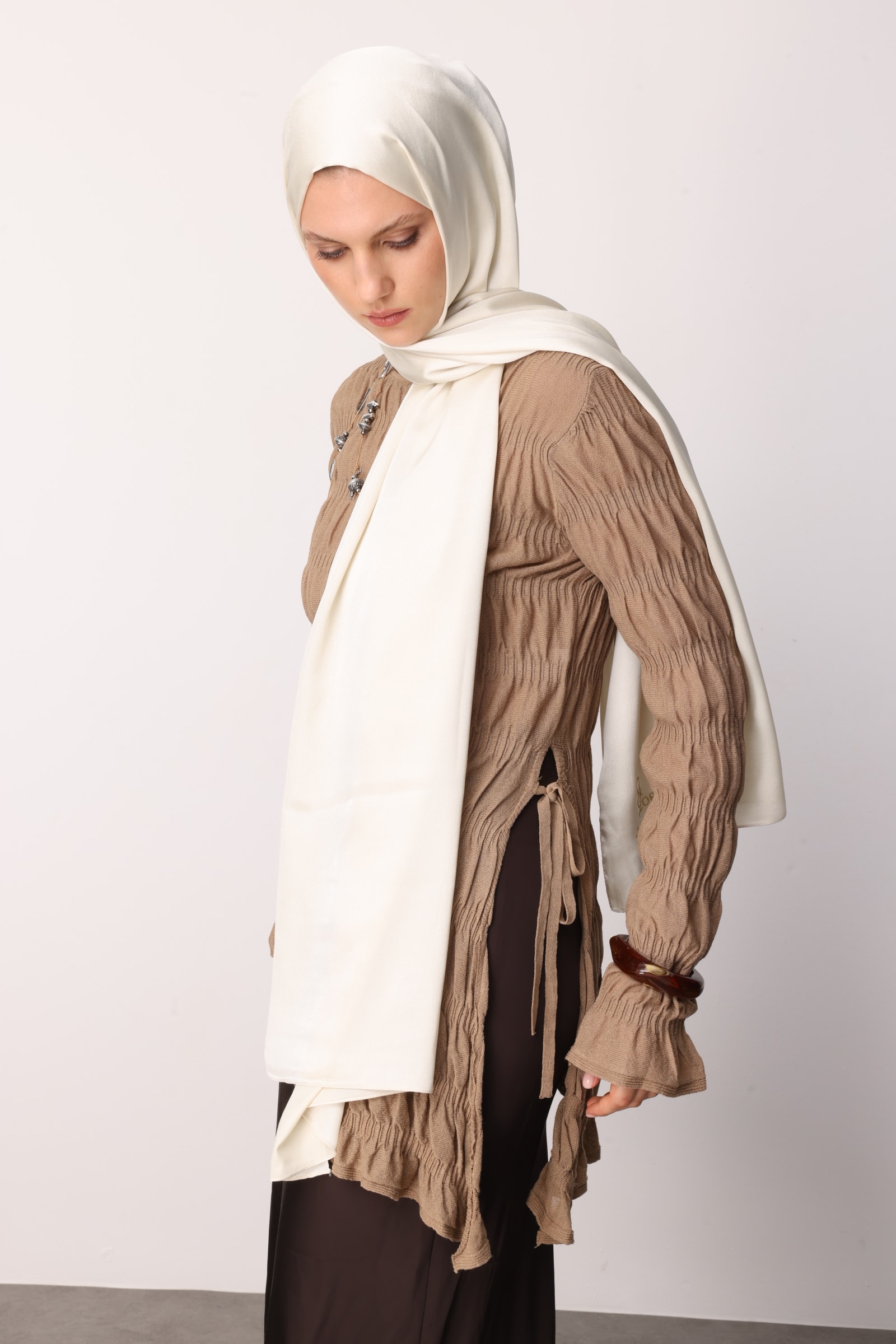 Diamond Aura Shawl - Stone Color