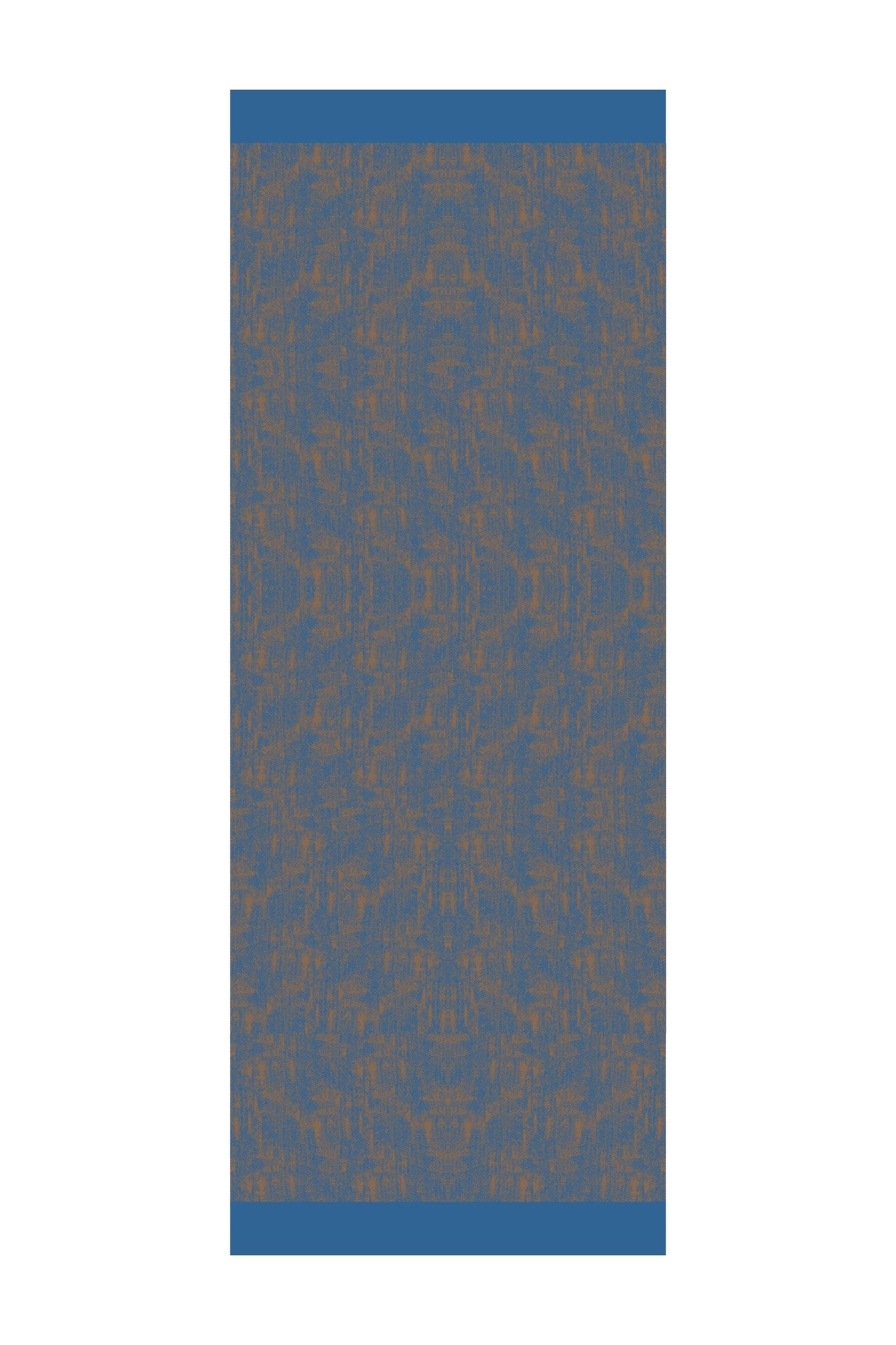 Marrakech Double Sided Shawl - Petrol Blue-Orange