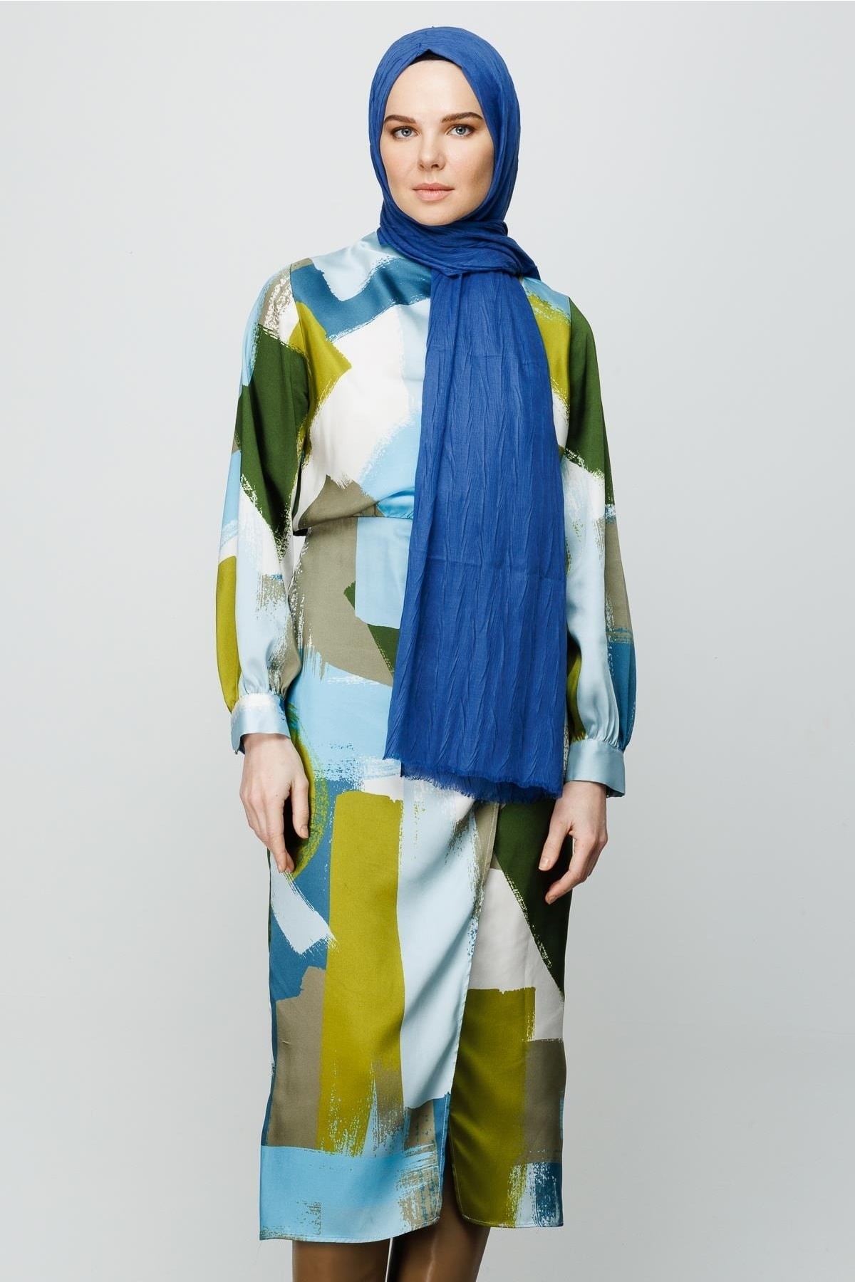 Pleated Bamboo Hijab