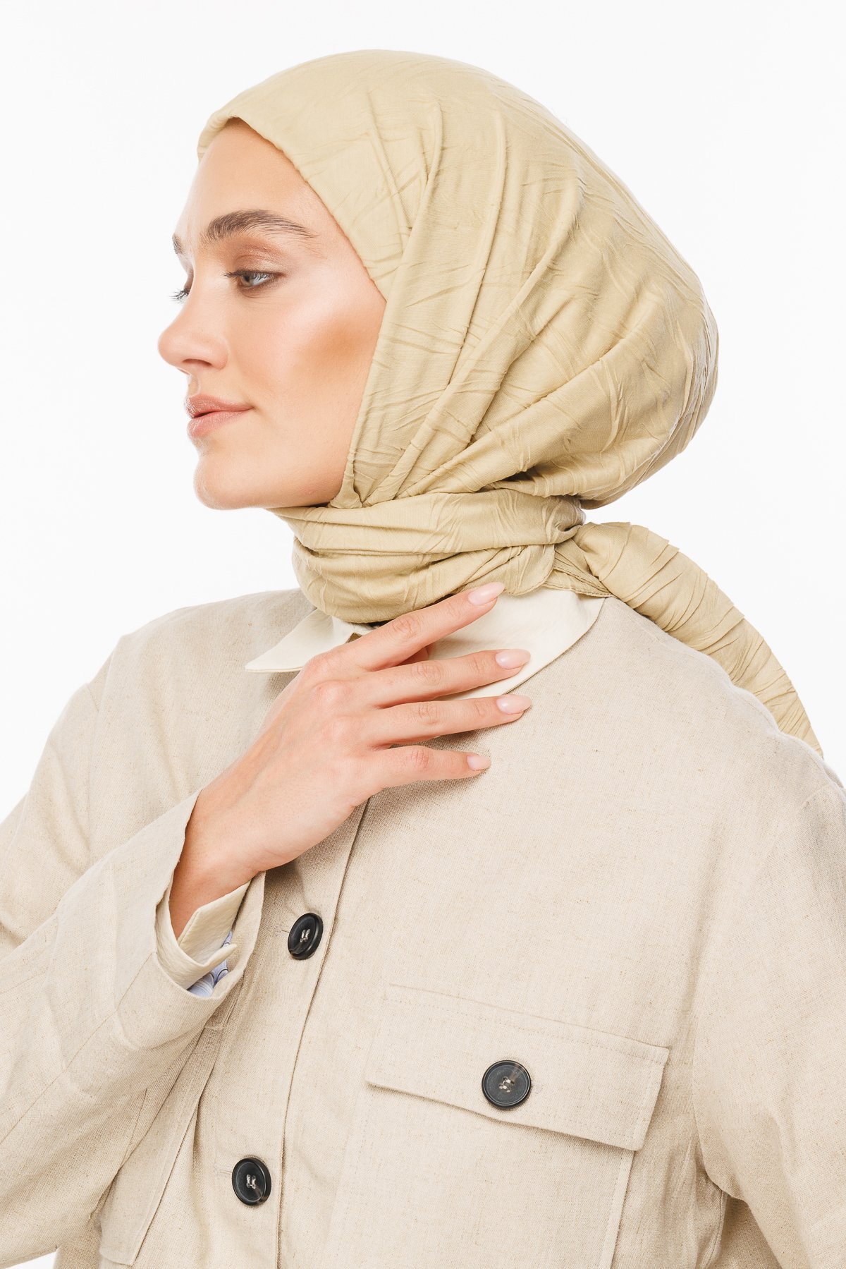 Pleated Bamboo Scarf