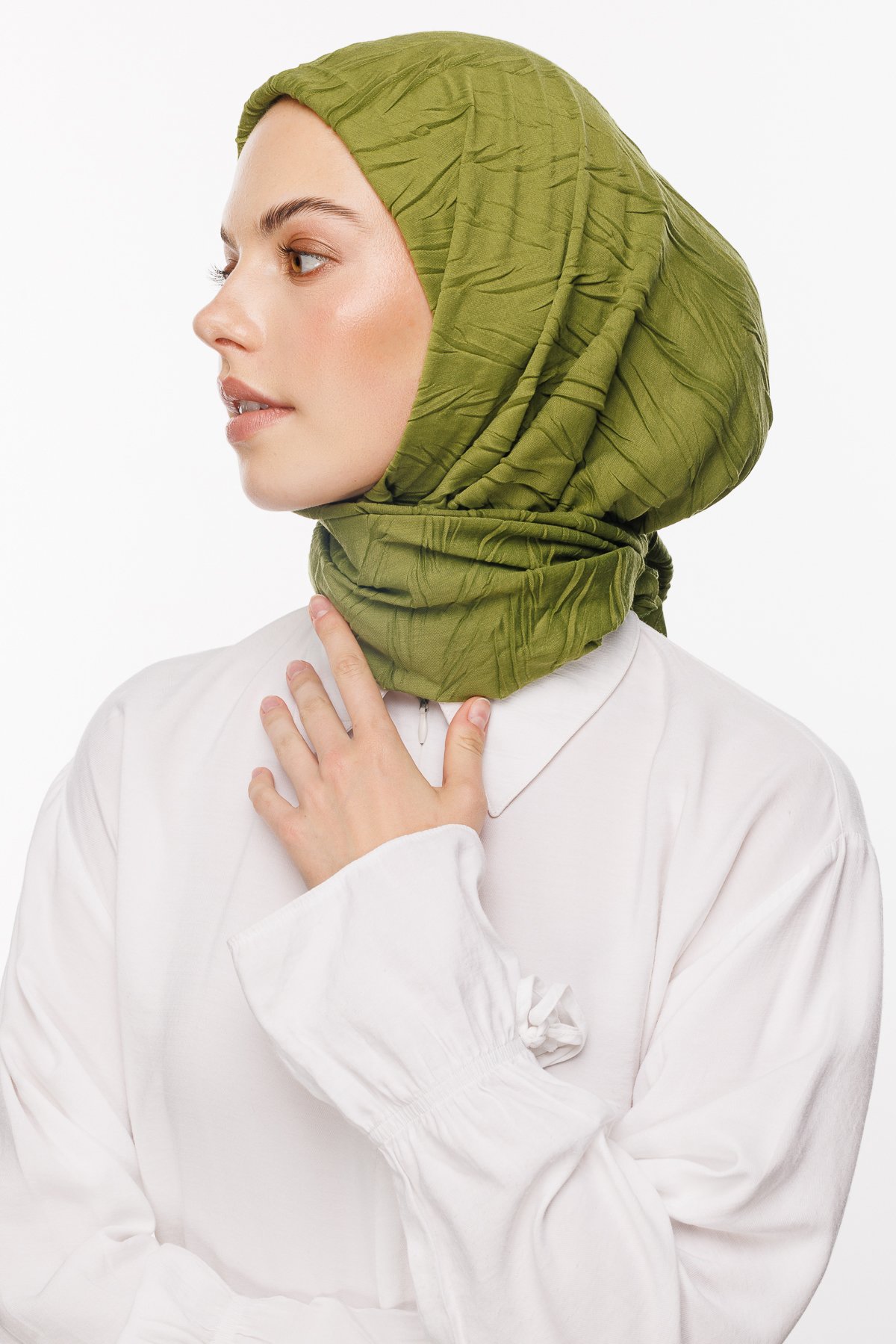 Pleated Bamboo Scarf