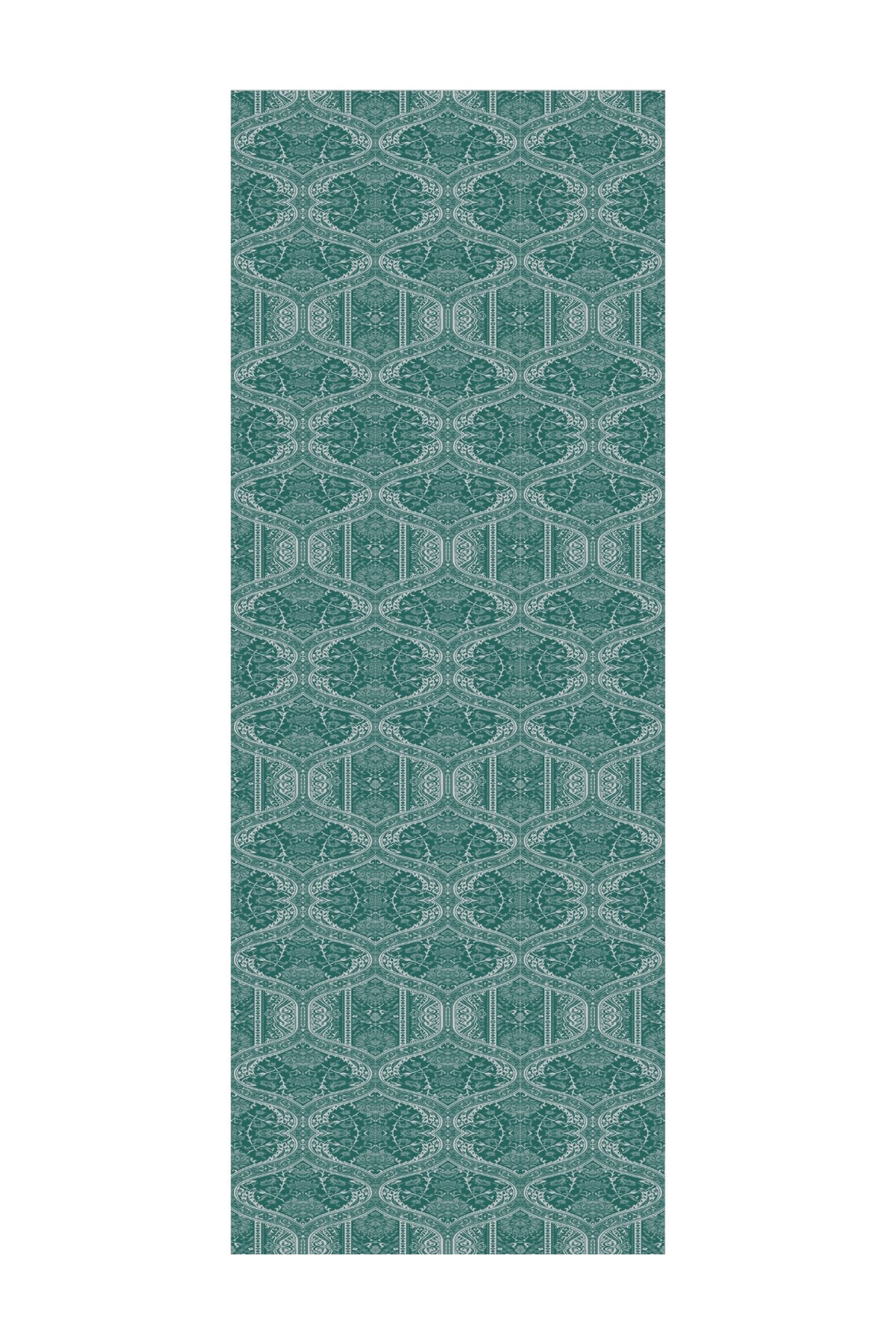 Shline Line Viscose Shawl - Emerald-Pink