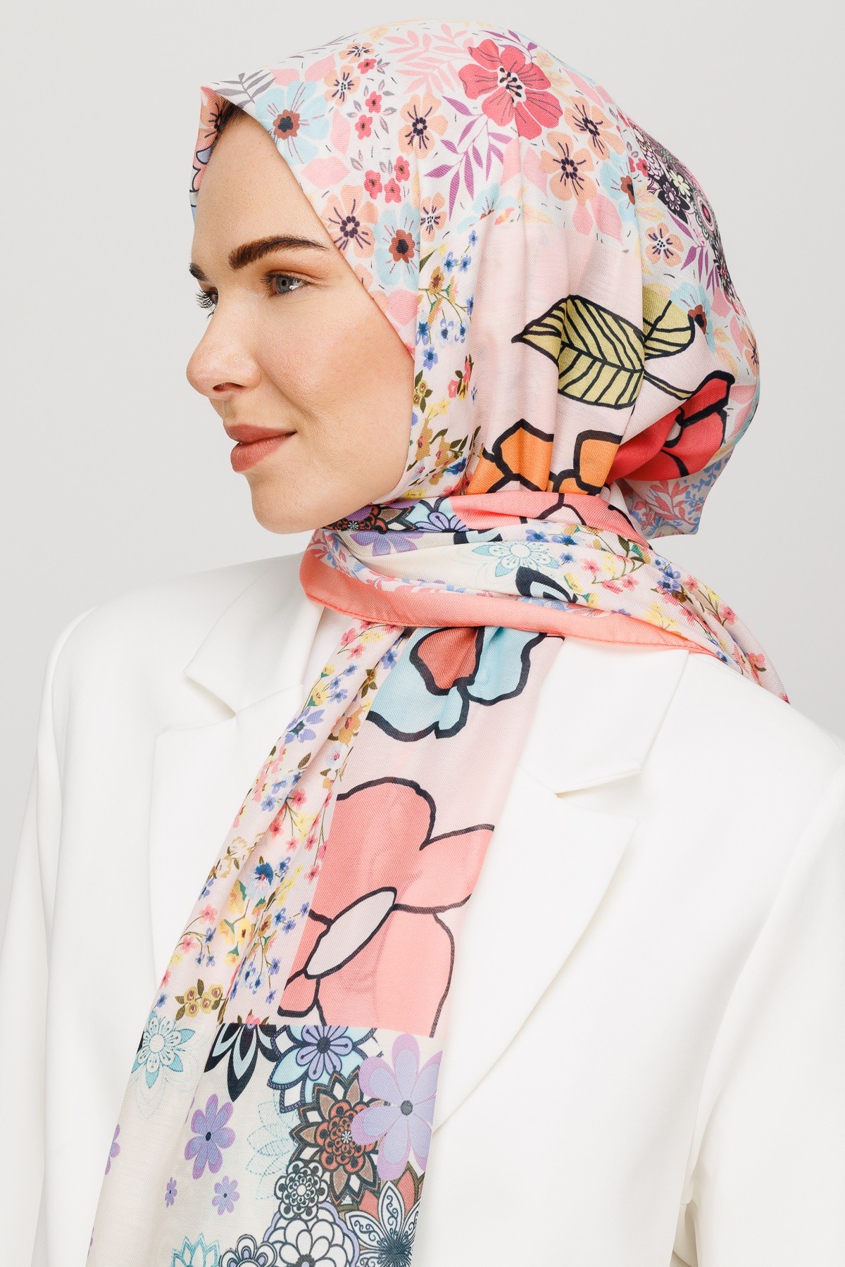 Ethnic Pattern Digital Soft Hijab