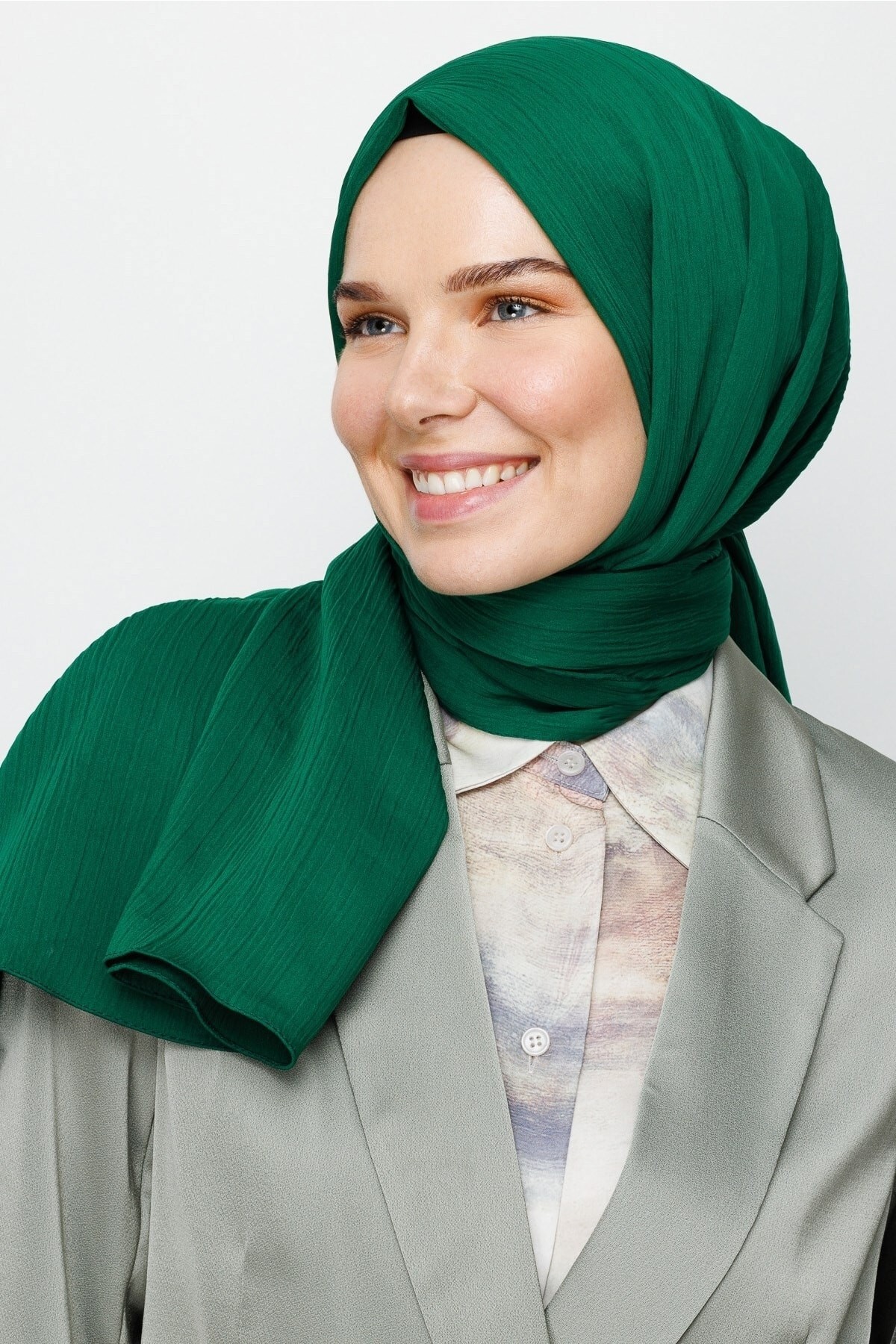 Crinkle Medina Seide Hijab