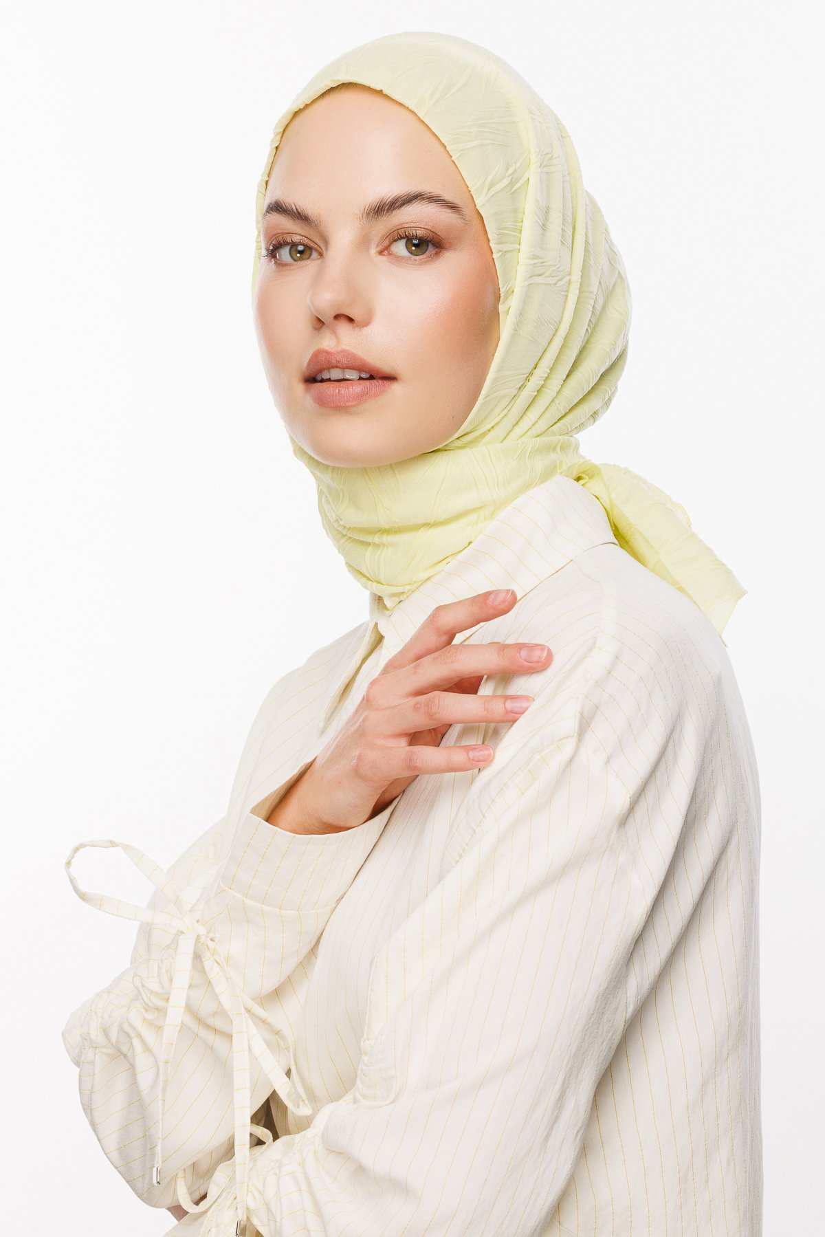 Pleated Bamboo Scarf