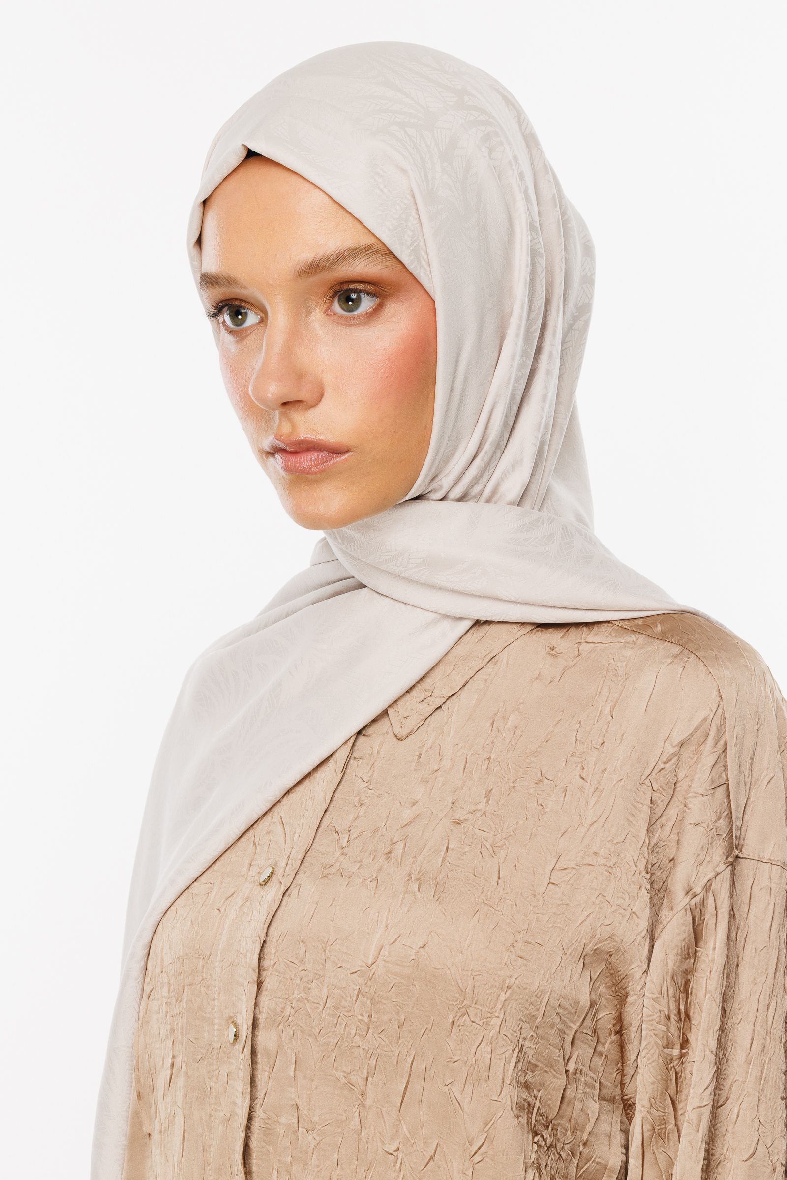 Artemis Pattern Silk Jacquard Hijab