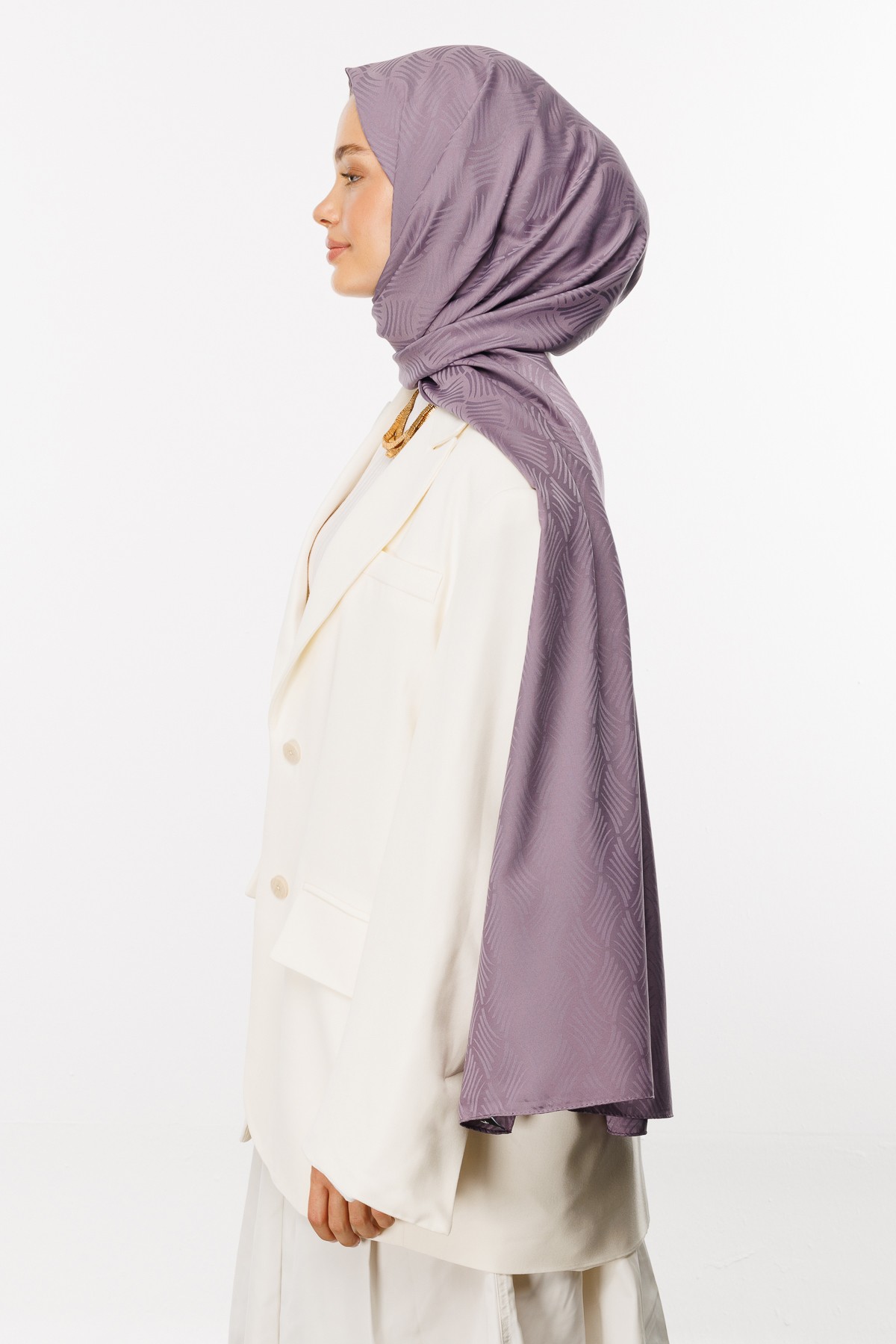 Aura Pattern Silk Jacquard Hijab