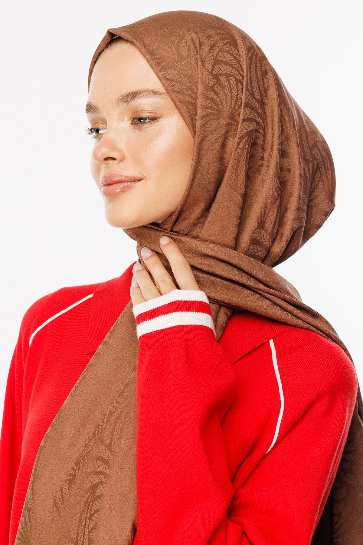 Artemis Pattern Silk Jacquard Hijab