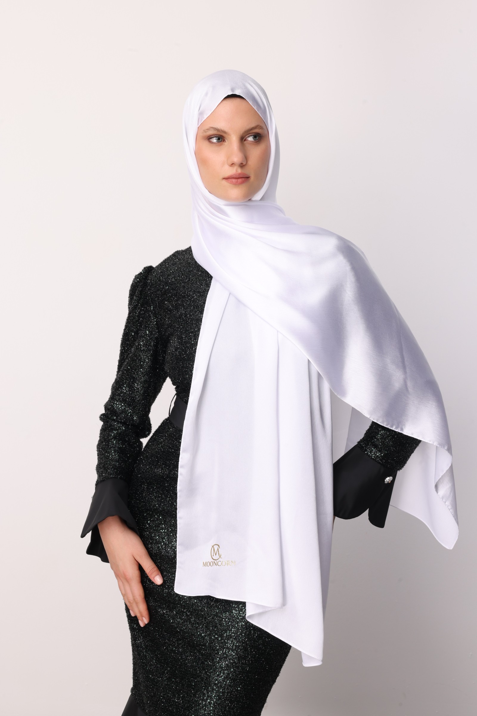 Diamond Aura Şal - Beyaz
