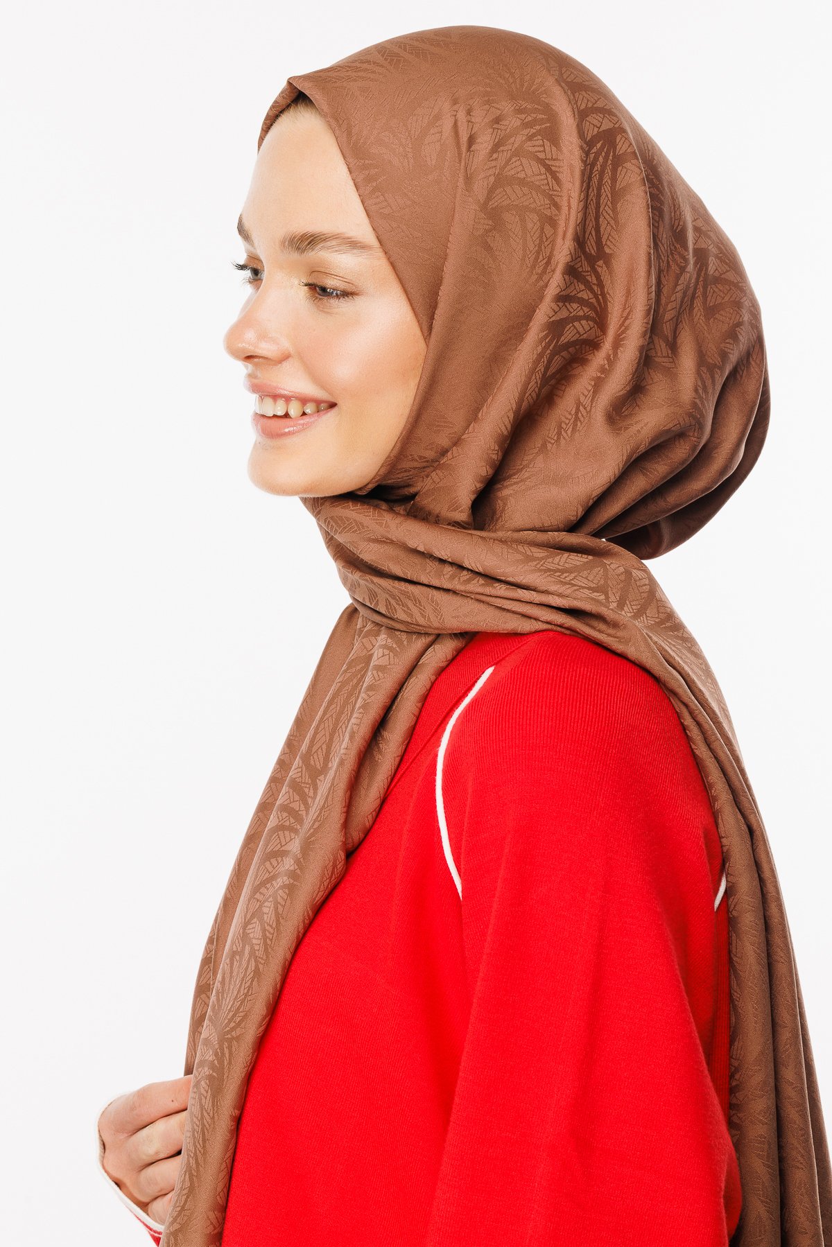 Artemis Pattern Silk Jacquard Hijab