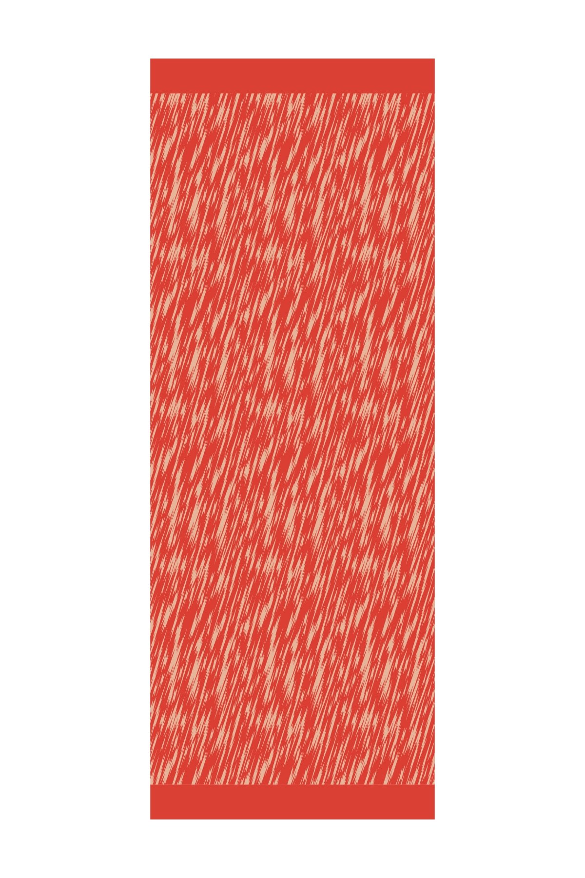 Marrakech Double Sided Shawl - Mink-Red