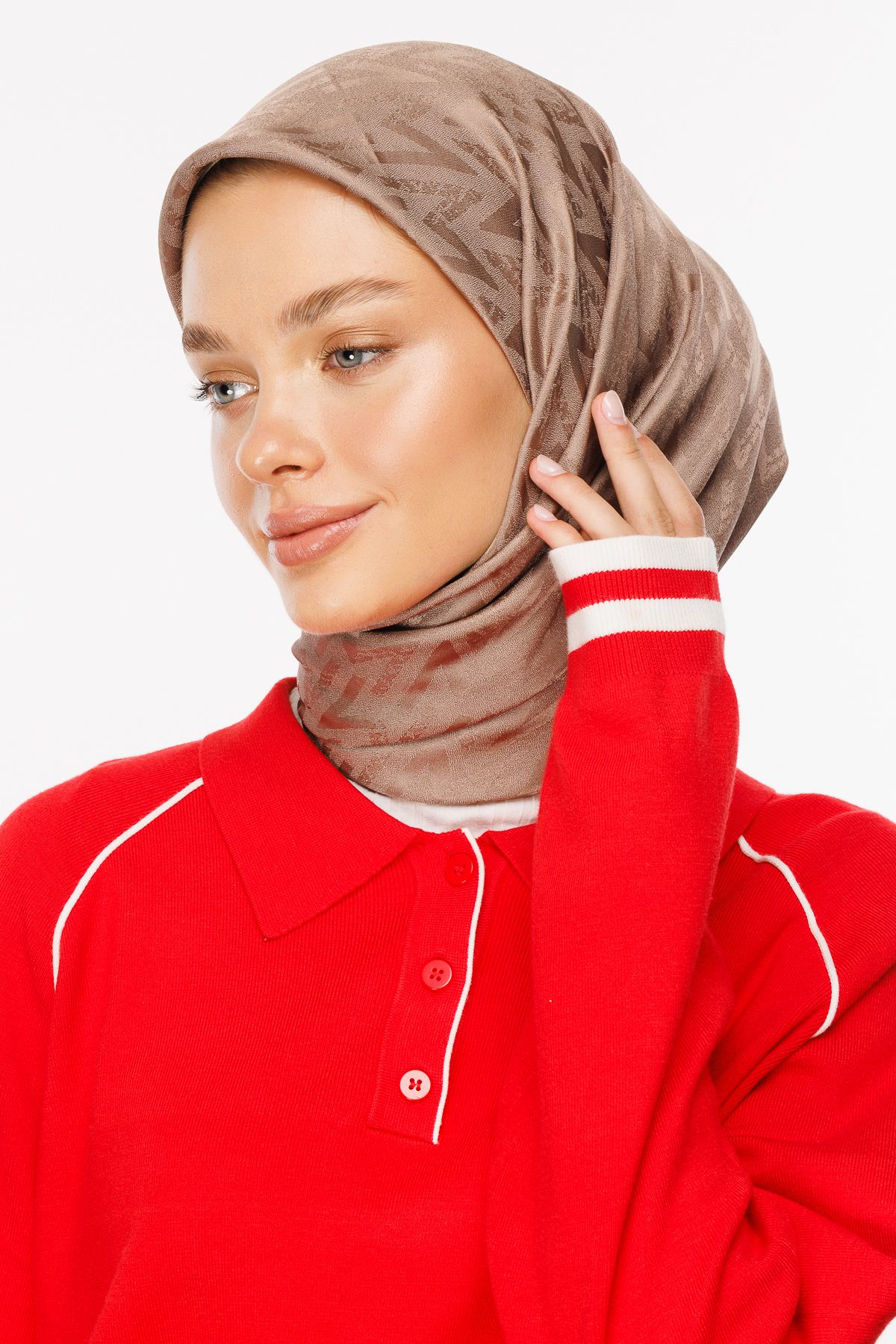 Nova Pattern Luxury Jacquard Scarf - Canyon