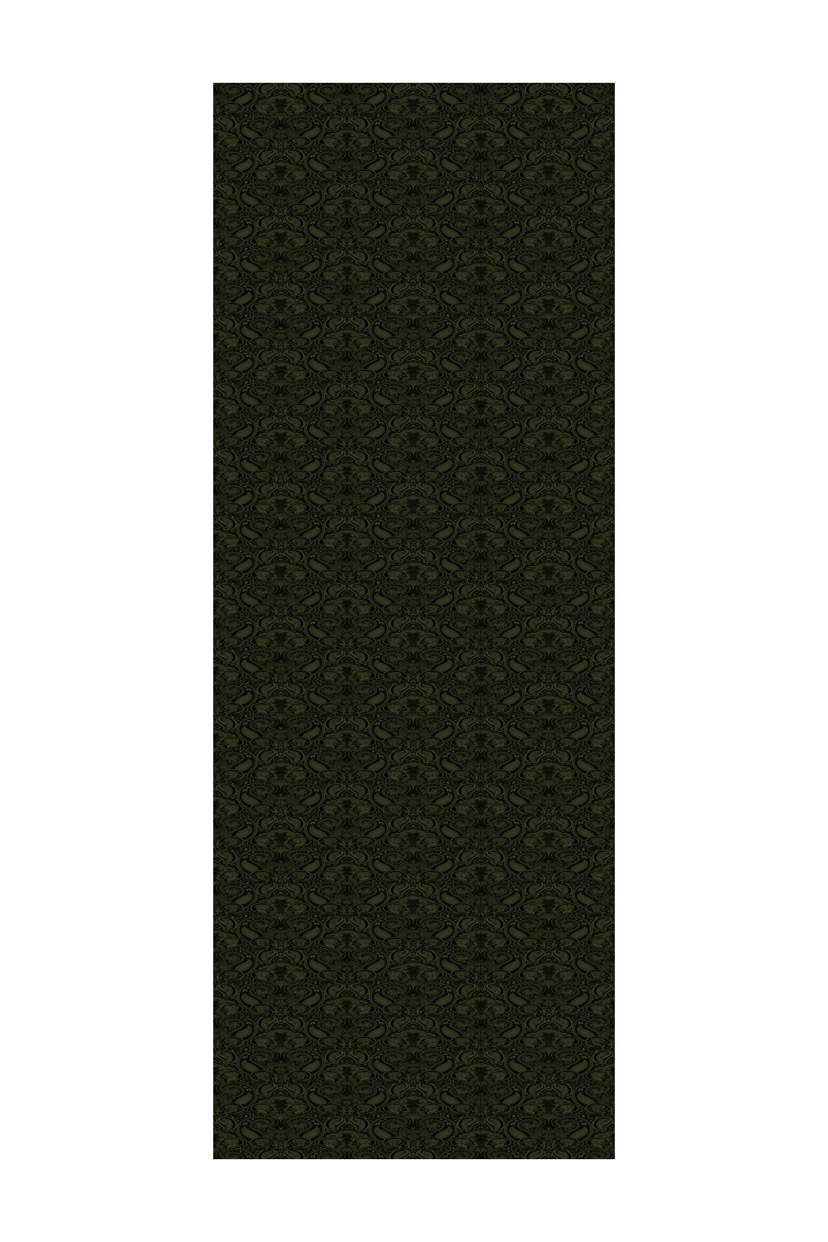 Moren Pattern Shine Line Shawl - Black-Khaki