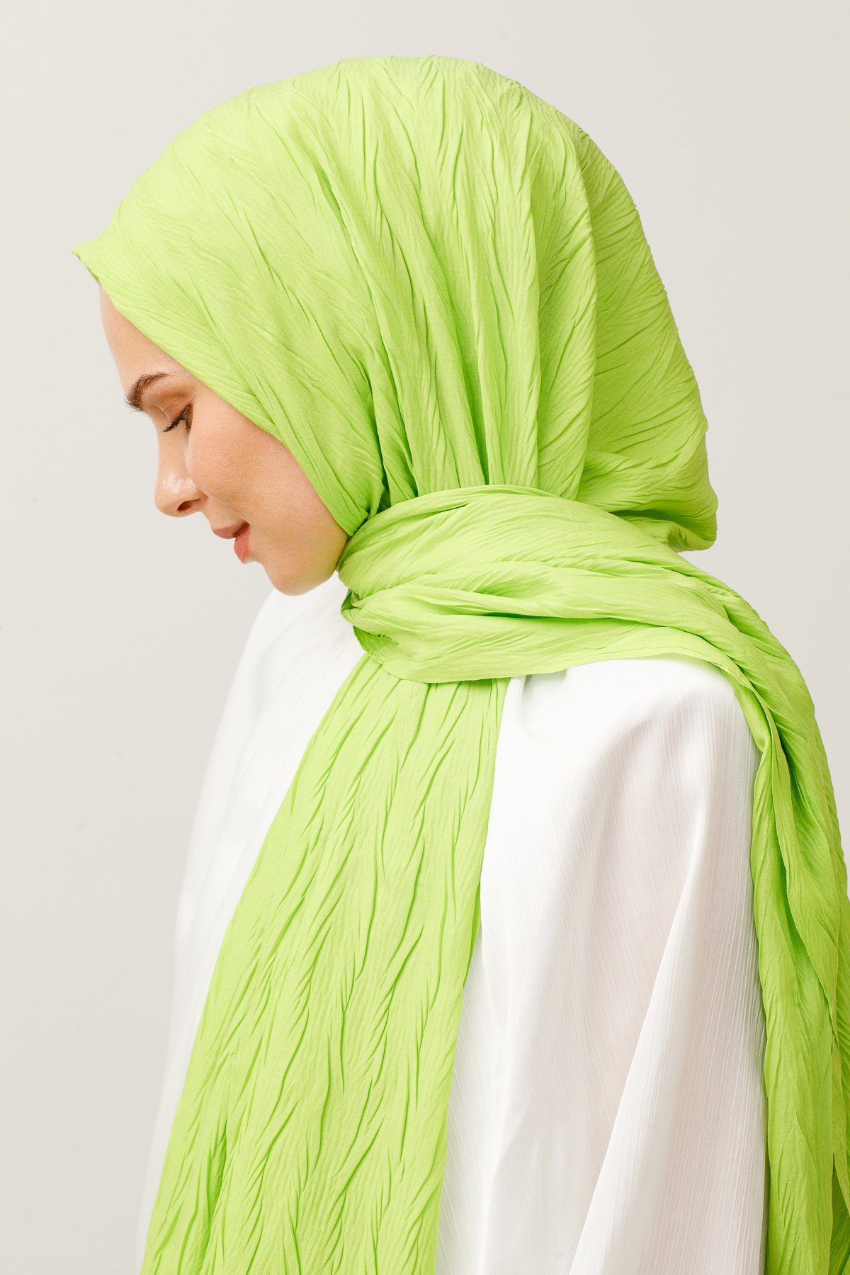 Pleated Bamboo Hijab