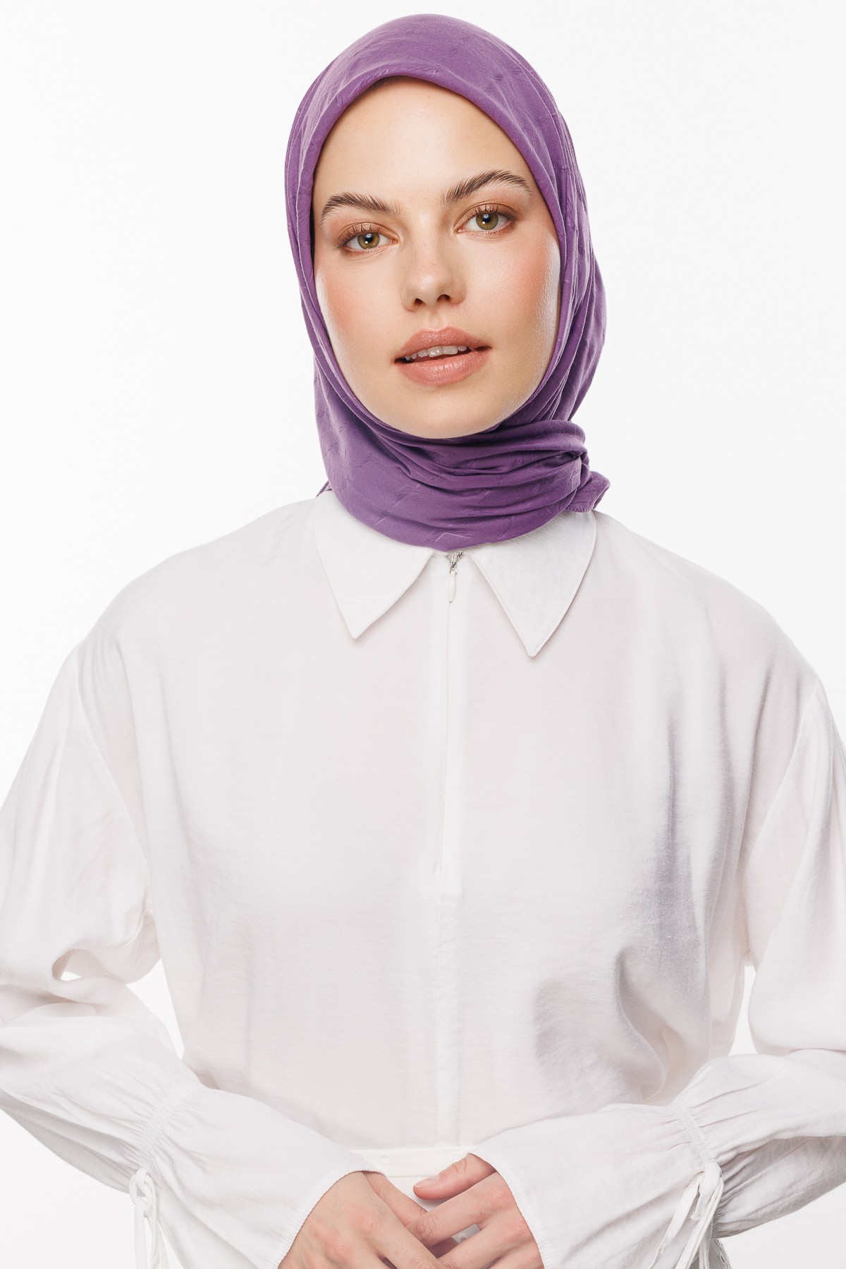 Bambu Jakar Eşarp - Menekşe