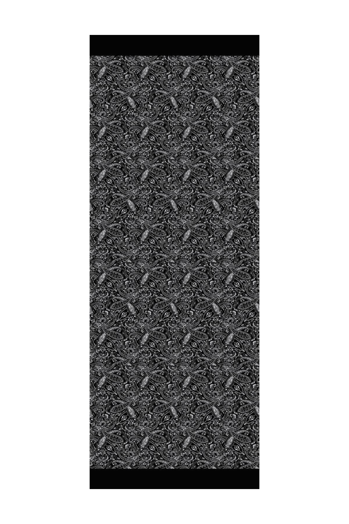 Marrakech Double Sided Shawl - Black-Black