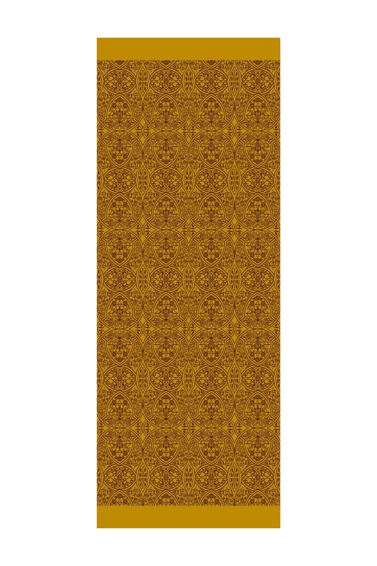 Marrakech Double Sided Shawl - Damson-Yellow