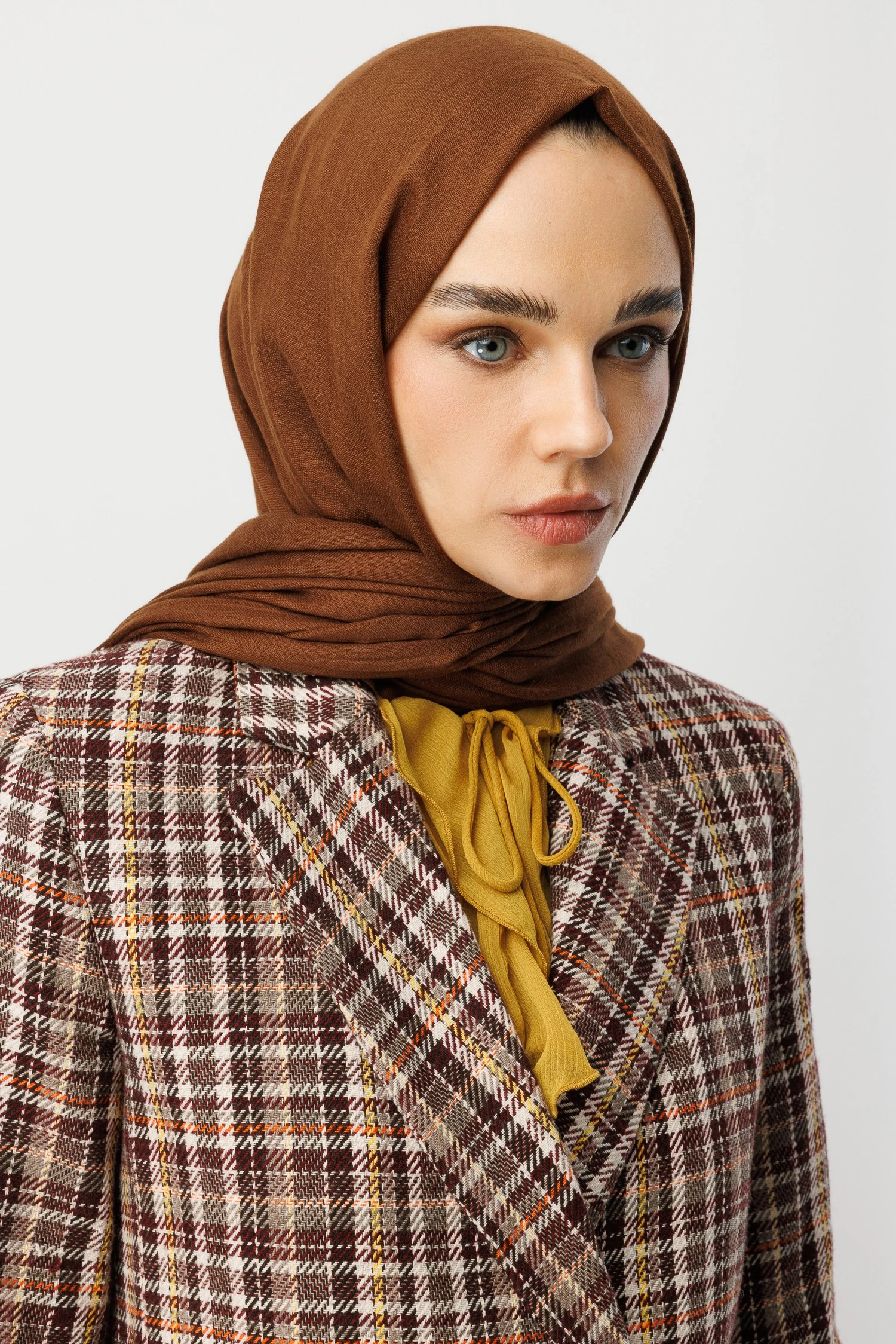 Dubai Shawl - Bitter Coffee