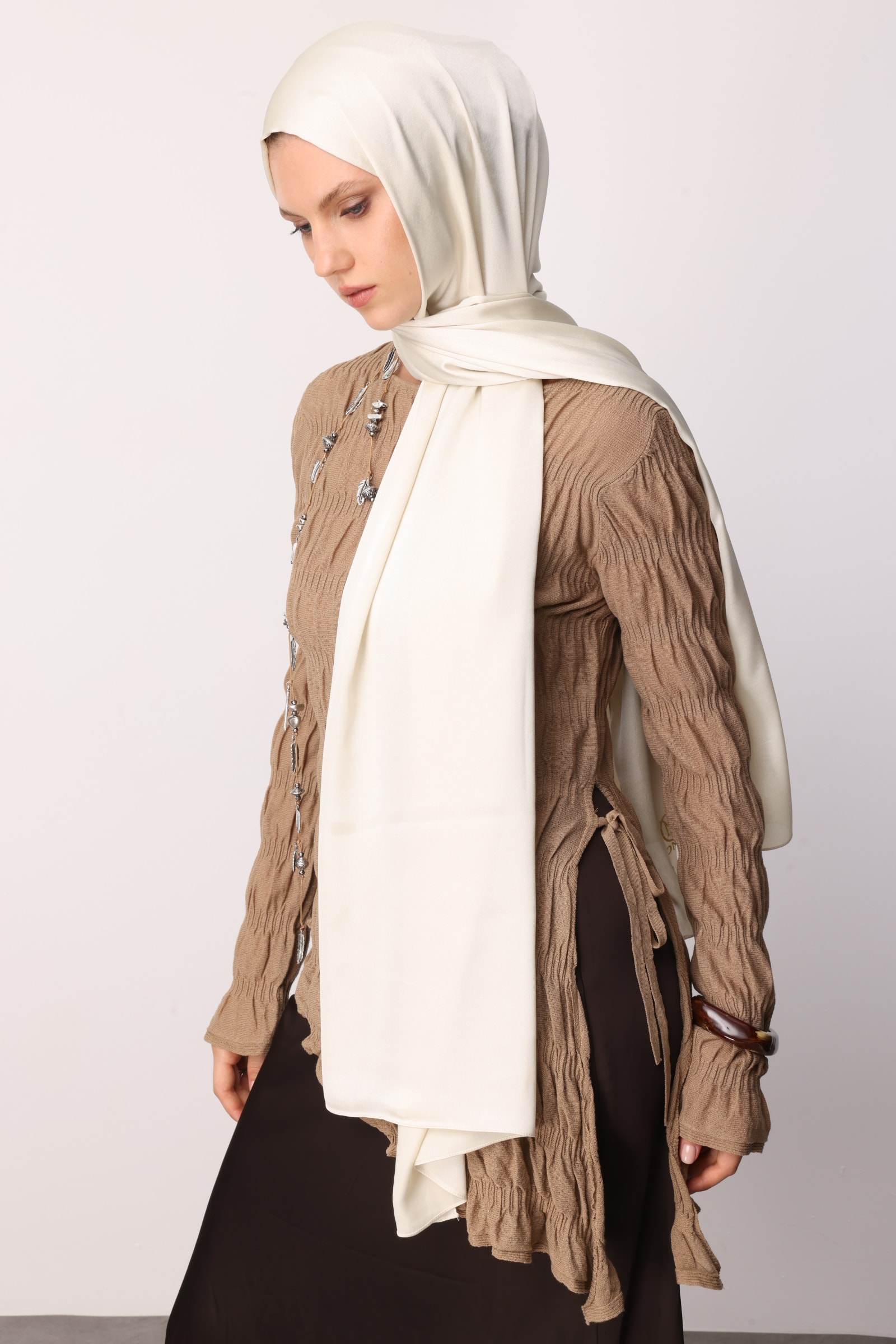 Diamond Aura Shawl - Stone Color