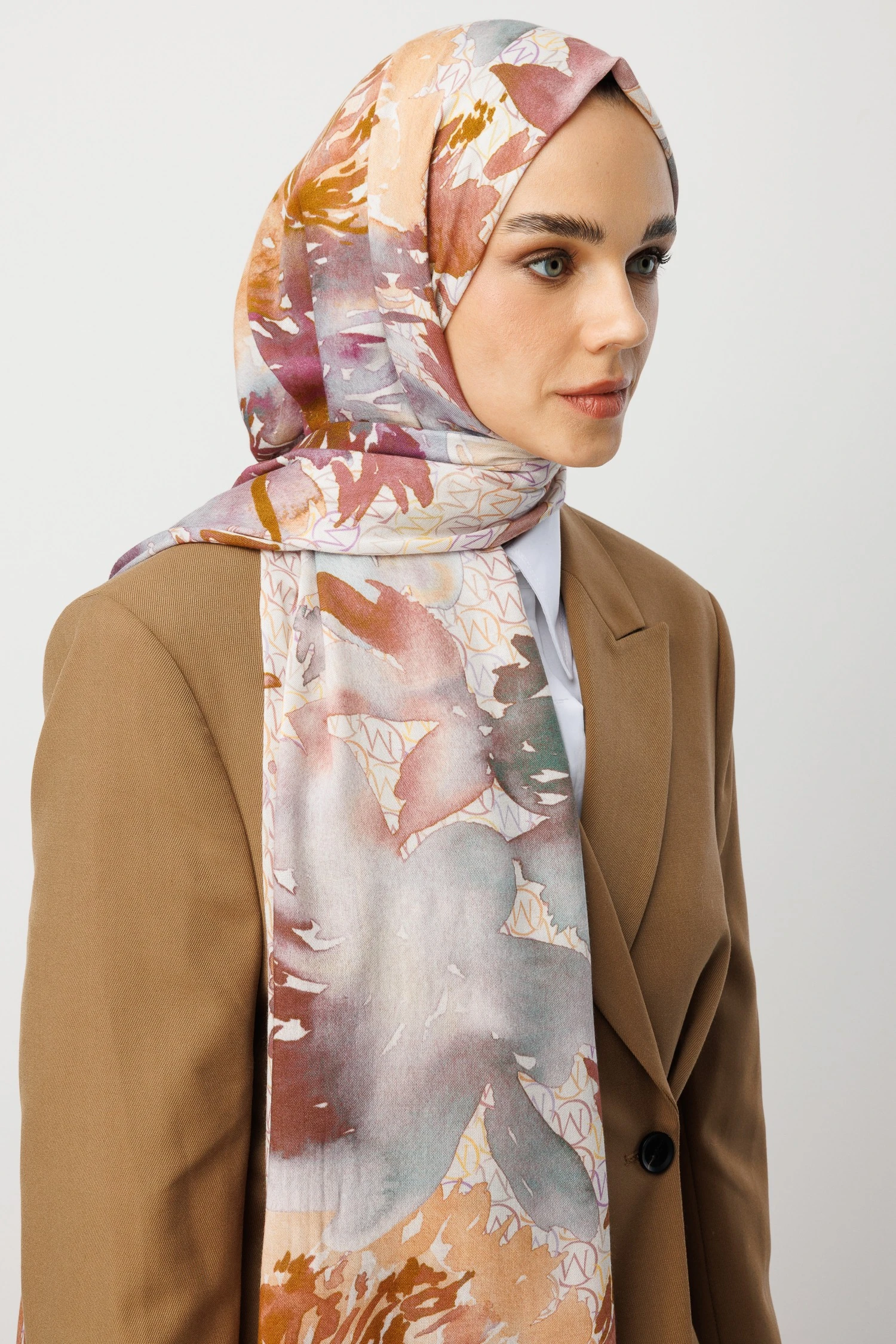 MC Desen Rami Şal - Vanilya