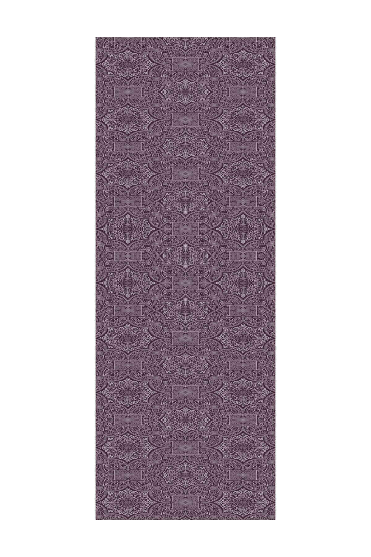 Shline Line Viscose Shawl - Purple-Gray