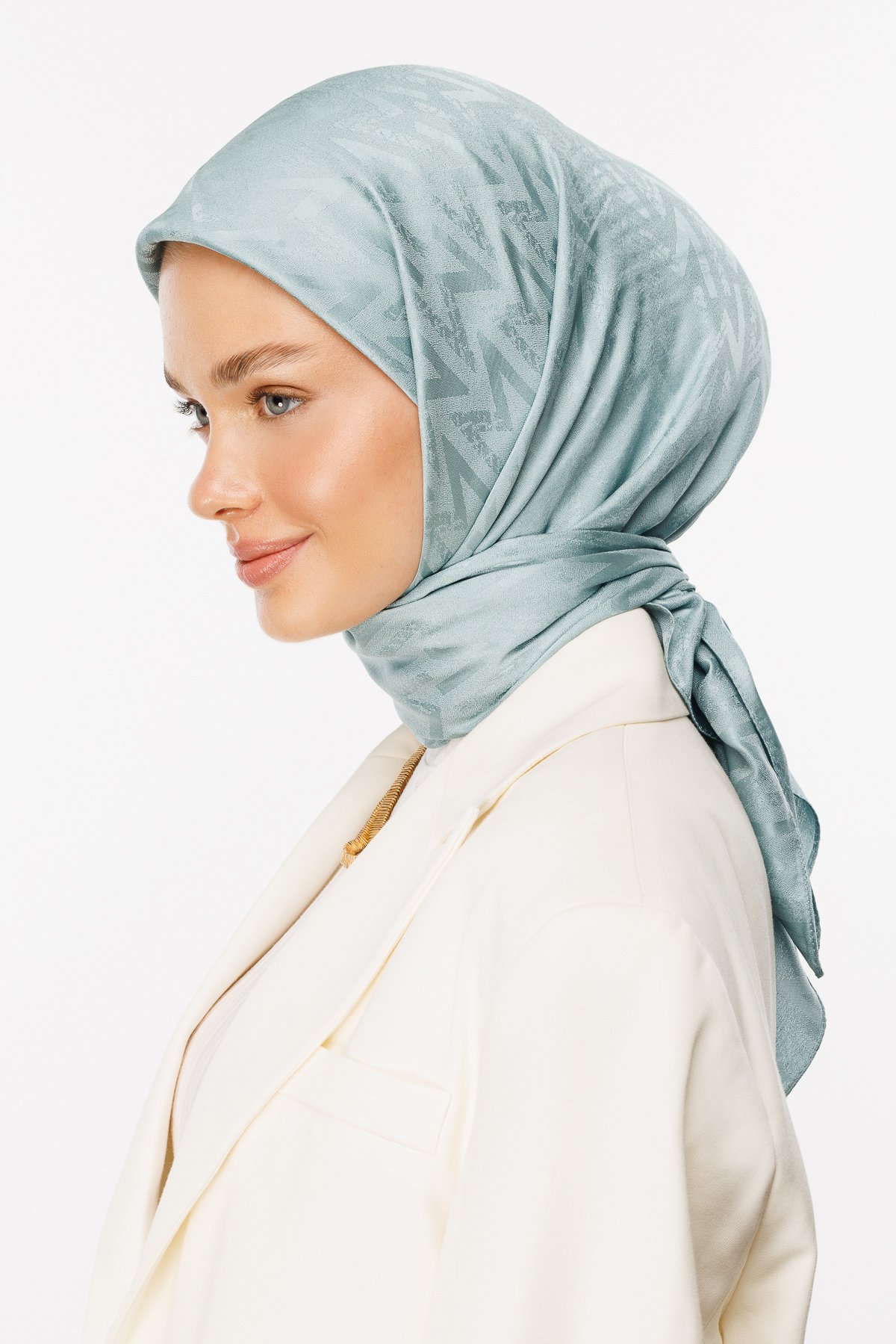 Nova Pattern Luxury Jacquard Scarf - Cağla